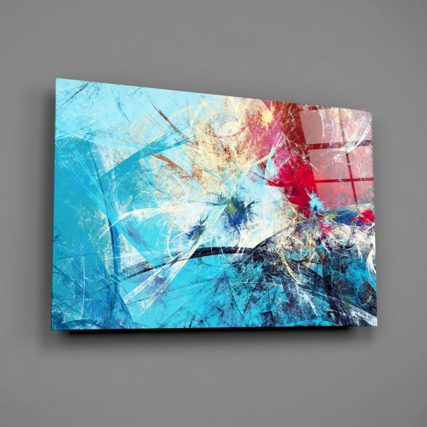 Abstract 4 Glass Wall Arts - Image 2