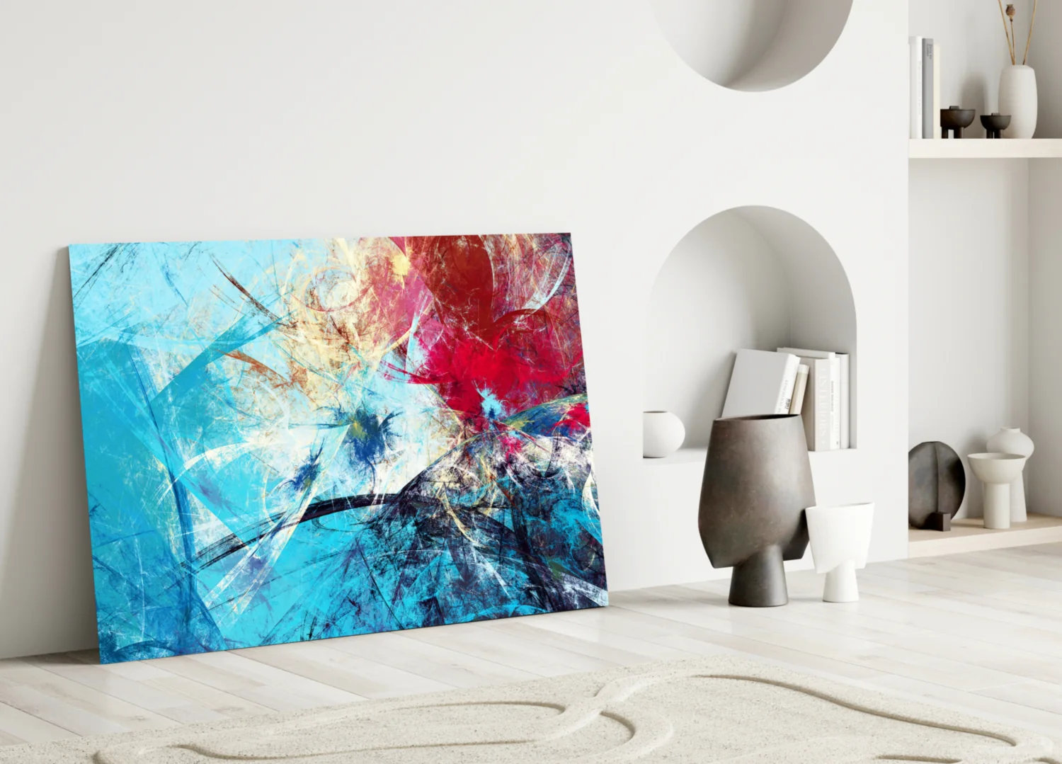 Abstract 4 Glass Wall Arts - Image 3