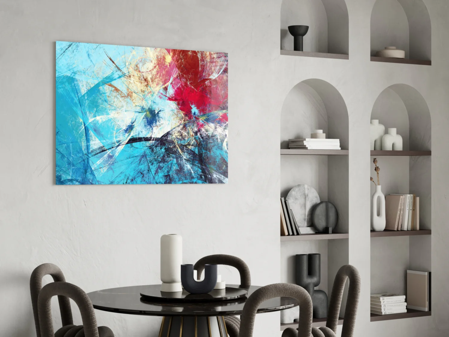 Abstract 4 Glass Wall Arts - Image 5