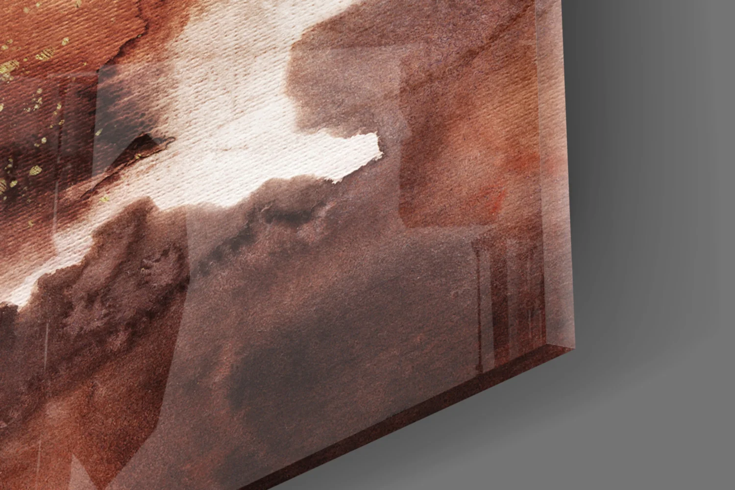 Abstract Earth Glass Wall Art - Image 7