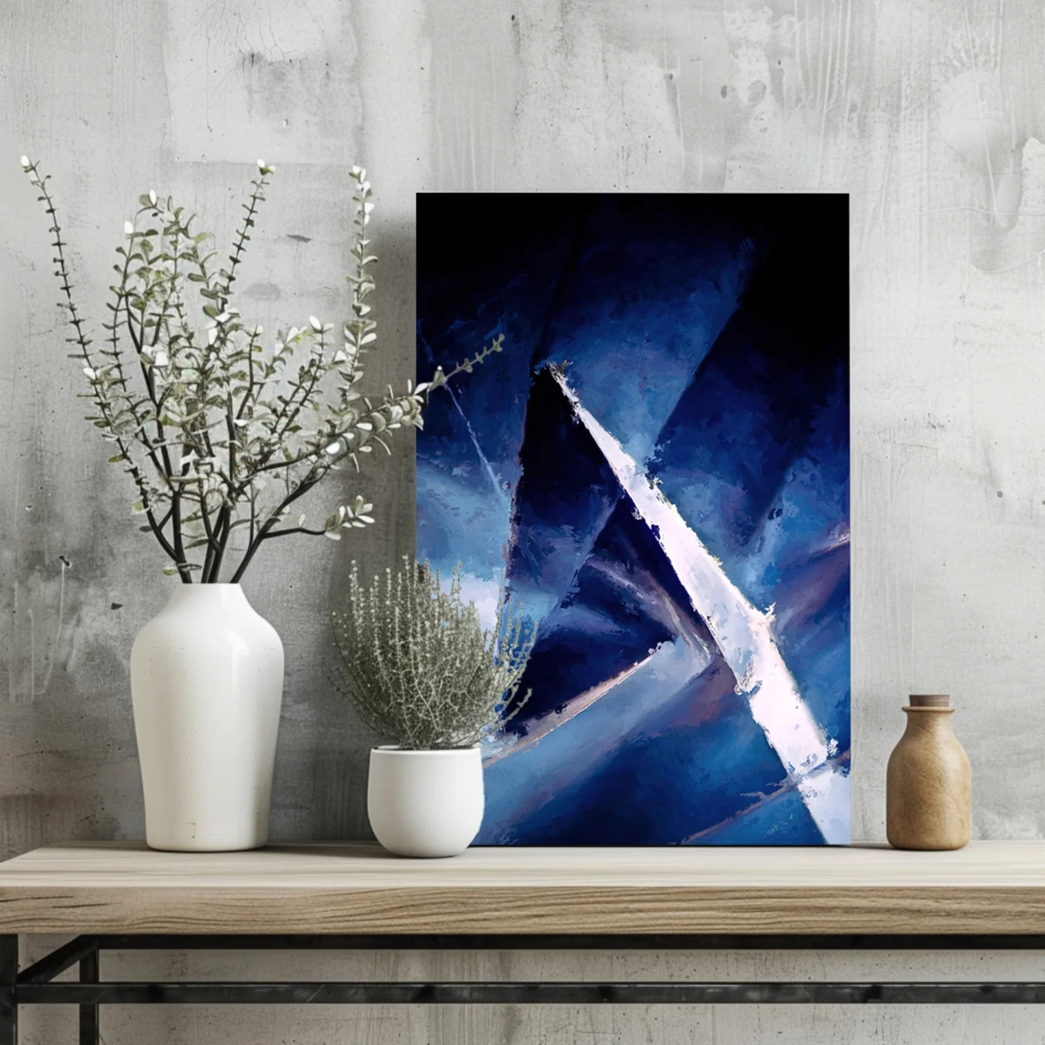 Abstract Geometry Aluminum Print - Image 2