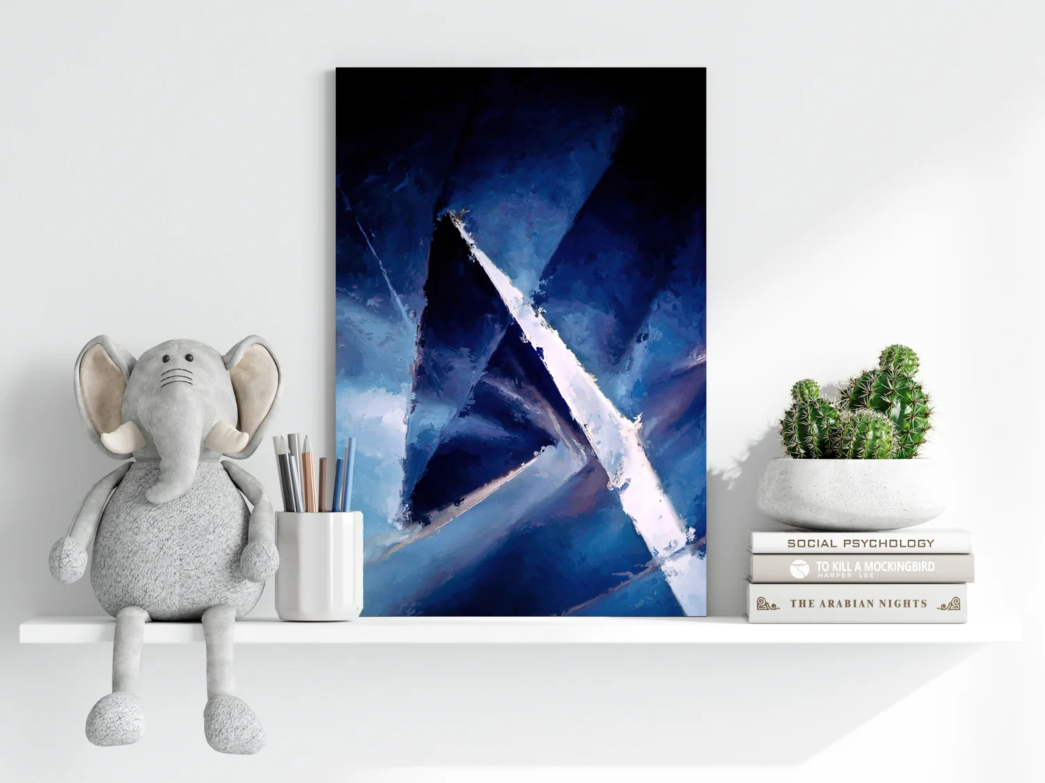 Abstract Geometry Aluminum Print - Image 6