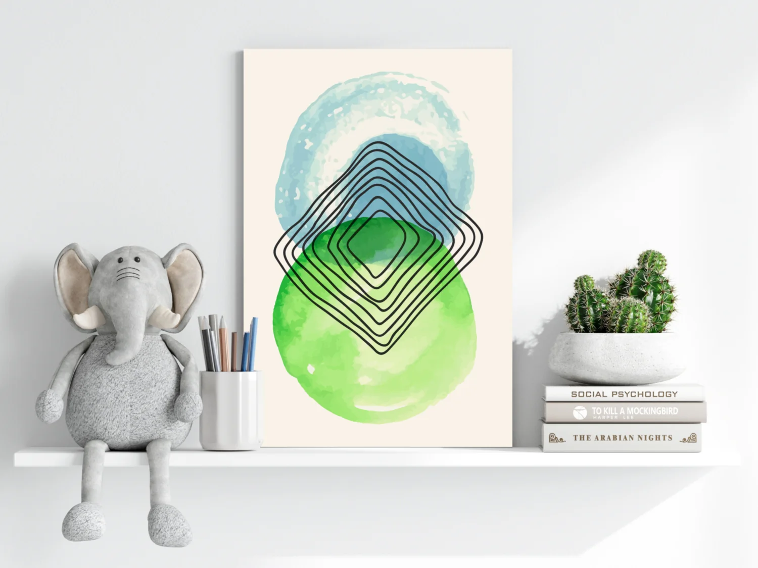 Abstract Gravity V1 Aluminum Print - Image 6