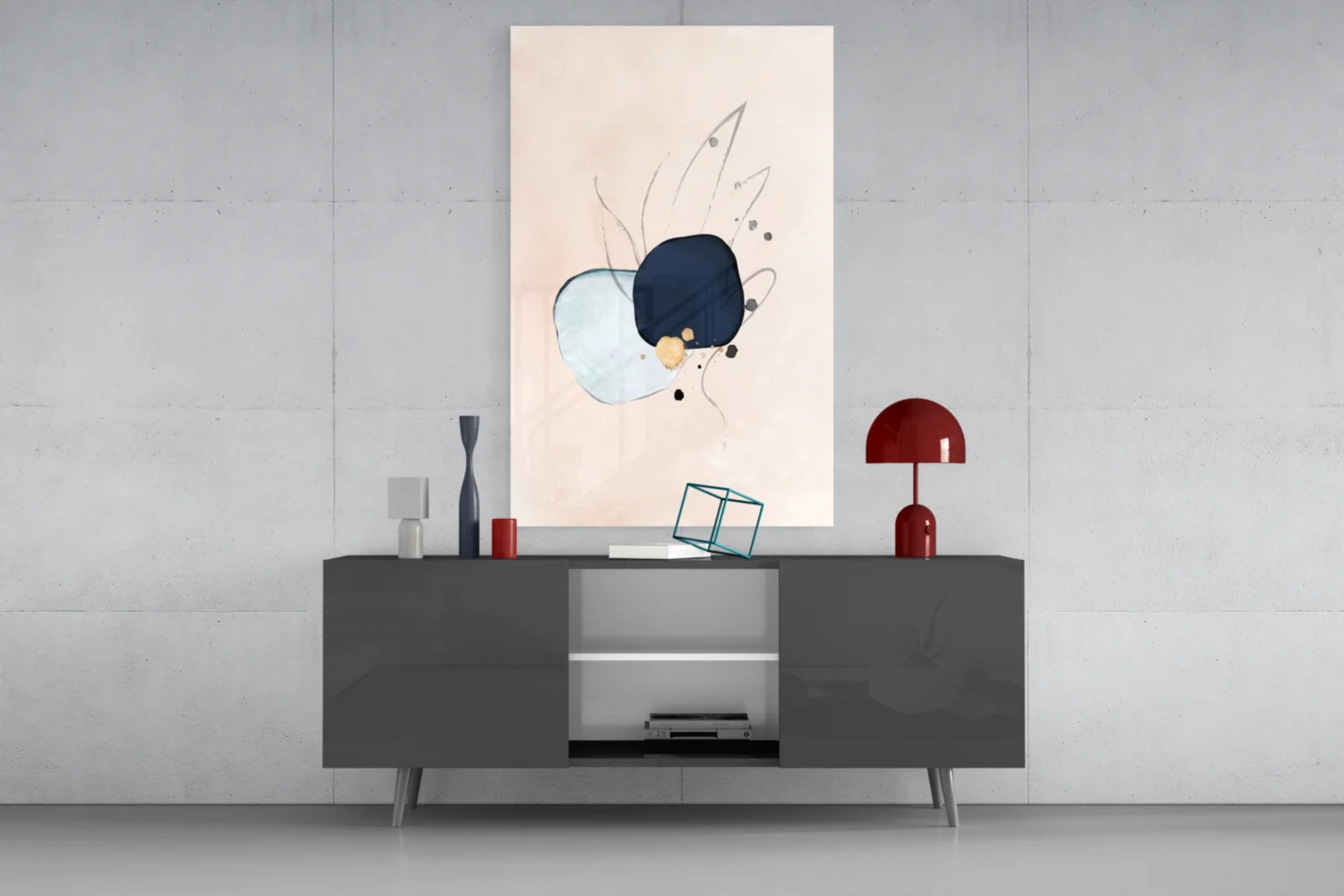 Abstract Hand Glass Wall Art - Image 8