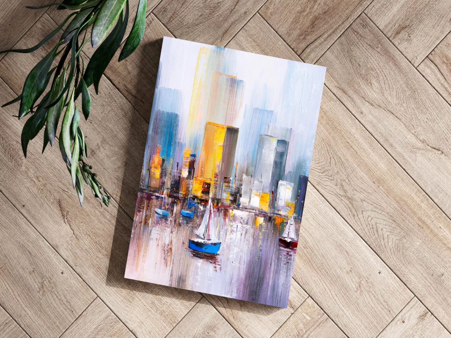 Abstract Lake Aluminum Print - Image 3