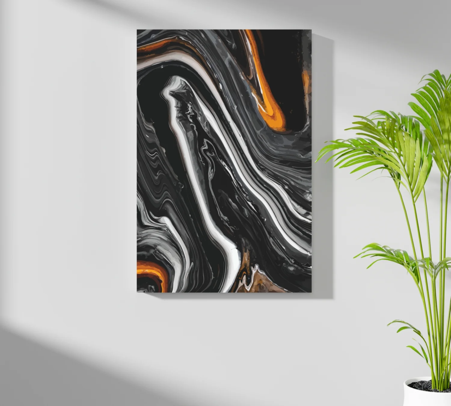 Abstract Marble Pattern V2 Aluminum Print - Image 7