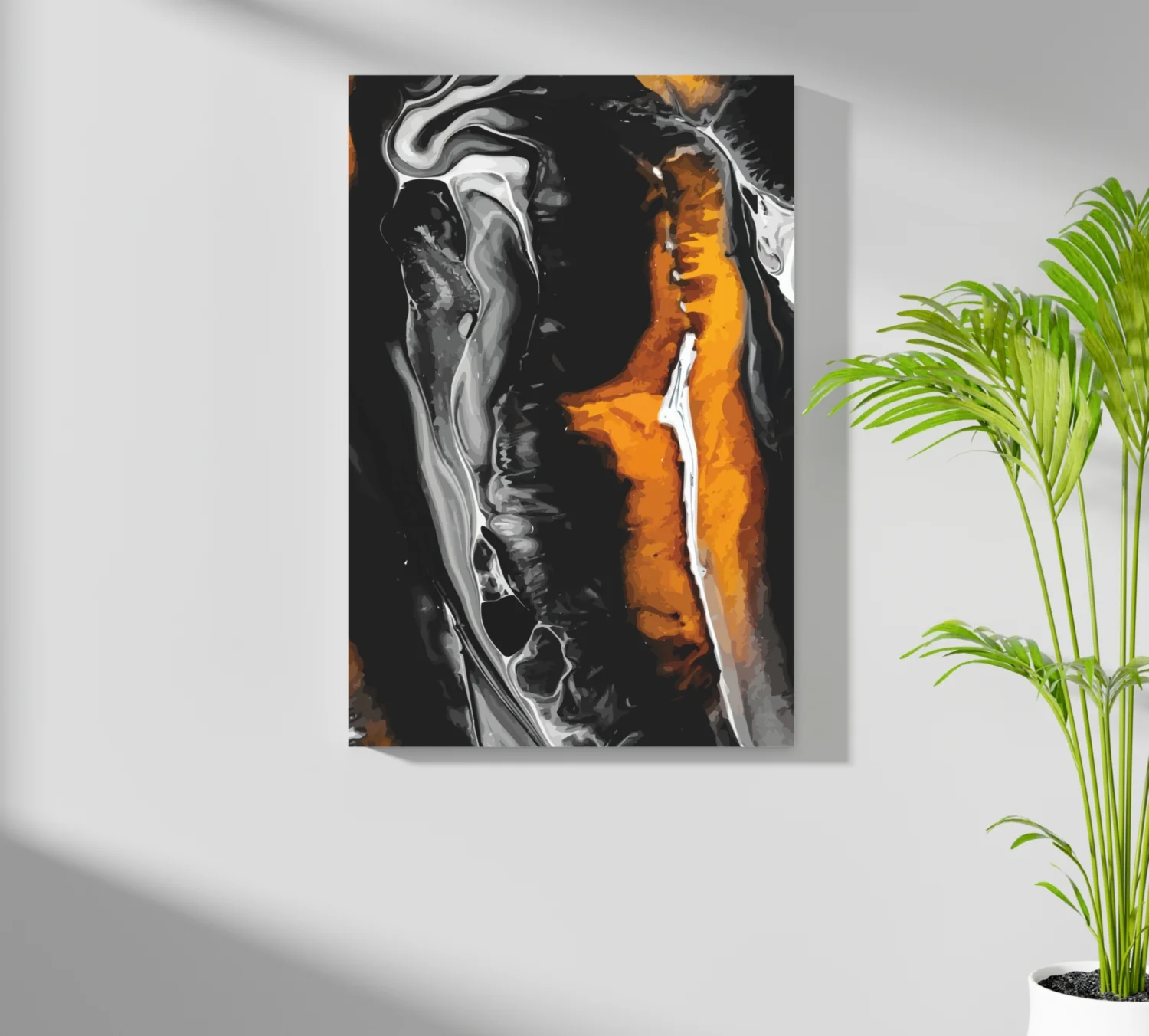 Abstract Marble Pattern V3 Aluminum Print - Image 7