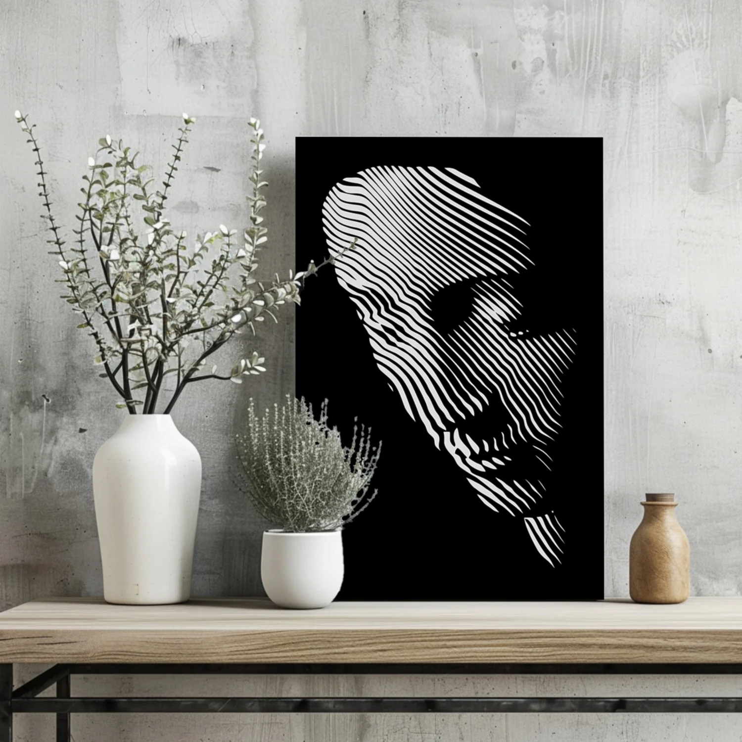 Abstract Statue Aluminum Print - Image 2