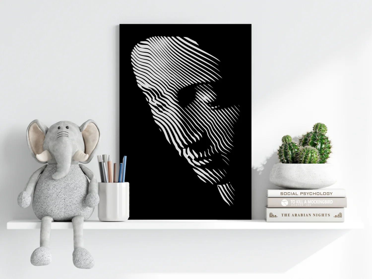 Abstract Statue Aluminum Print - Image 6