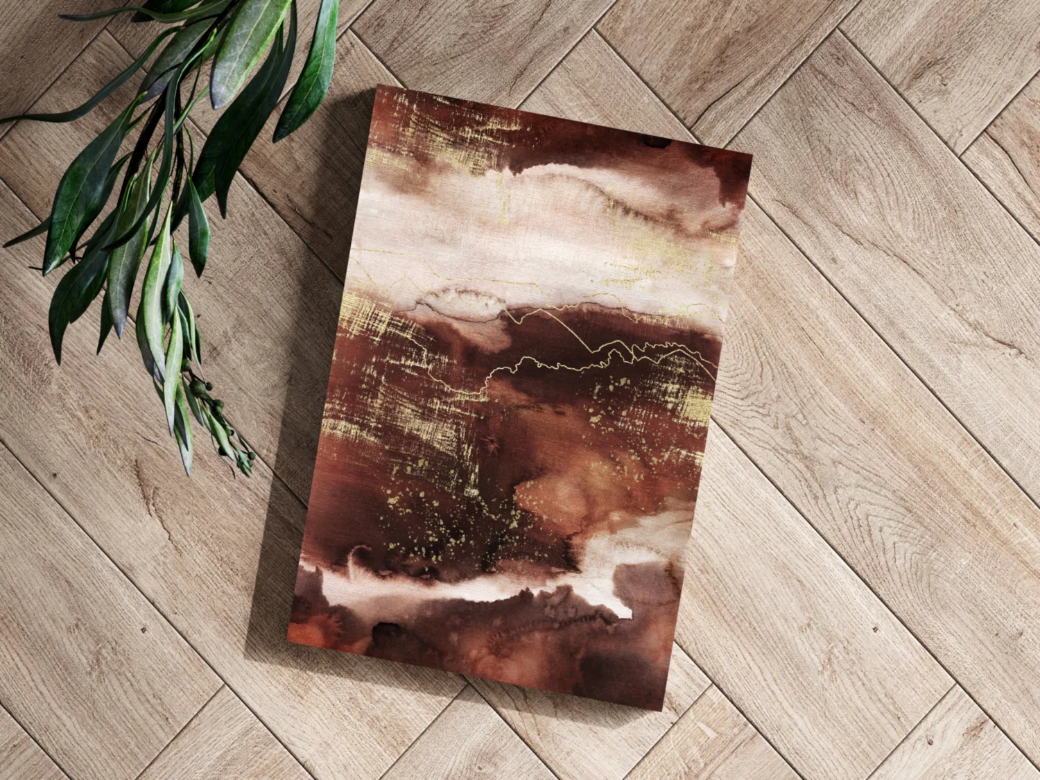 Abstract Terra Aluminum Print - Image 3