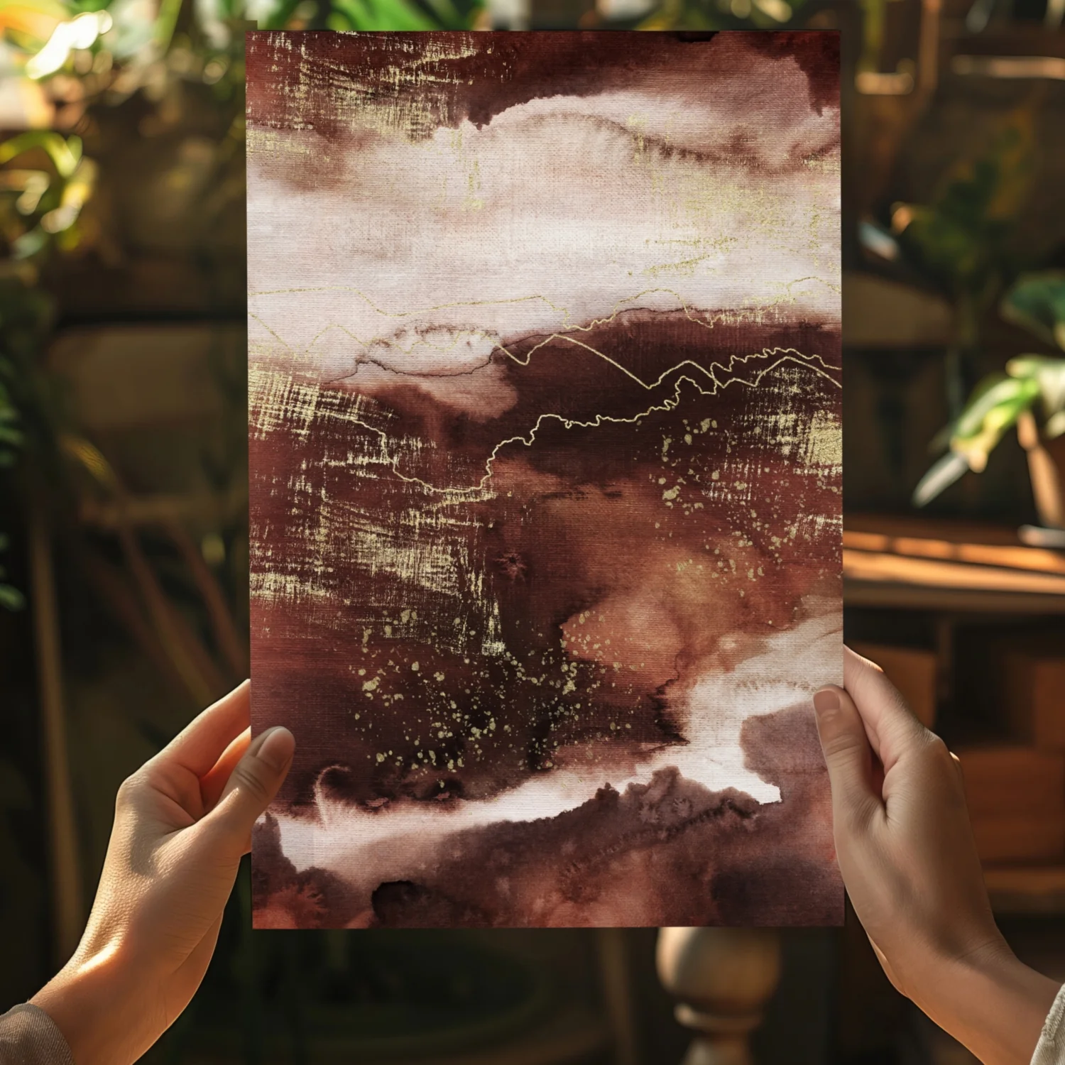 Abstract Terra Aluminum Print - Image 5