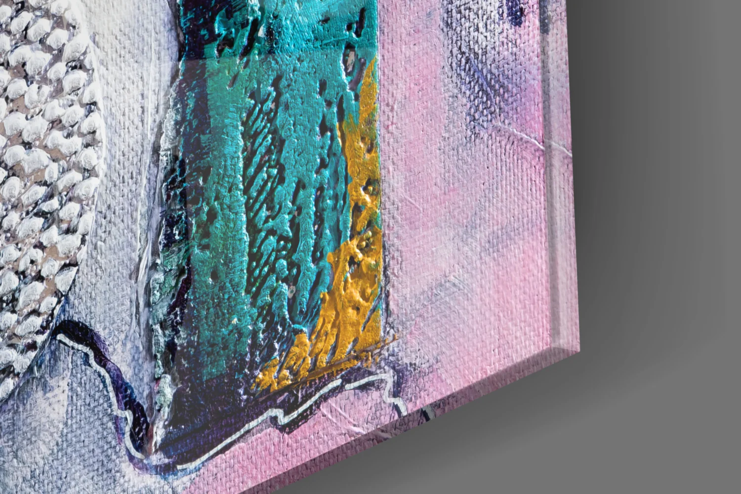 Abstract Texture Glass Wall Art - Image 7