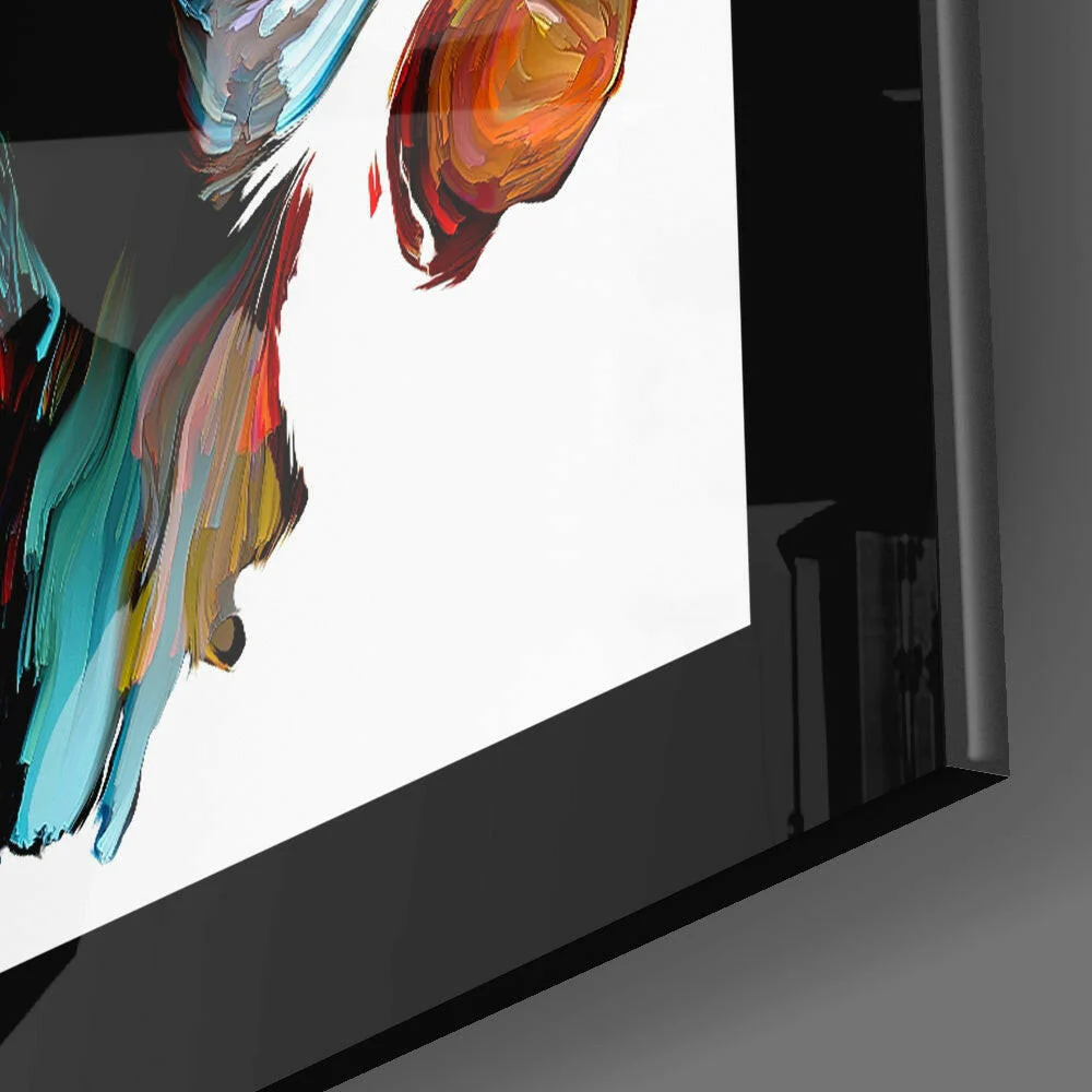 Abstract Thoughts Glass Wall Art - Image 3
