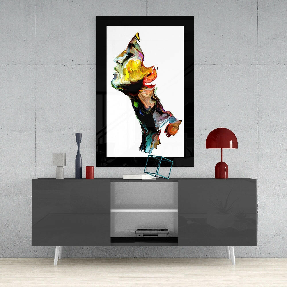 Abstract Thoughts Glass Wall Art - Image 4
