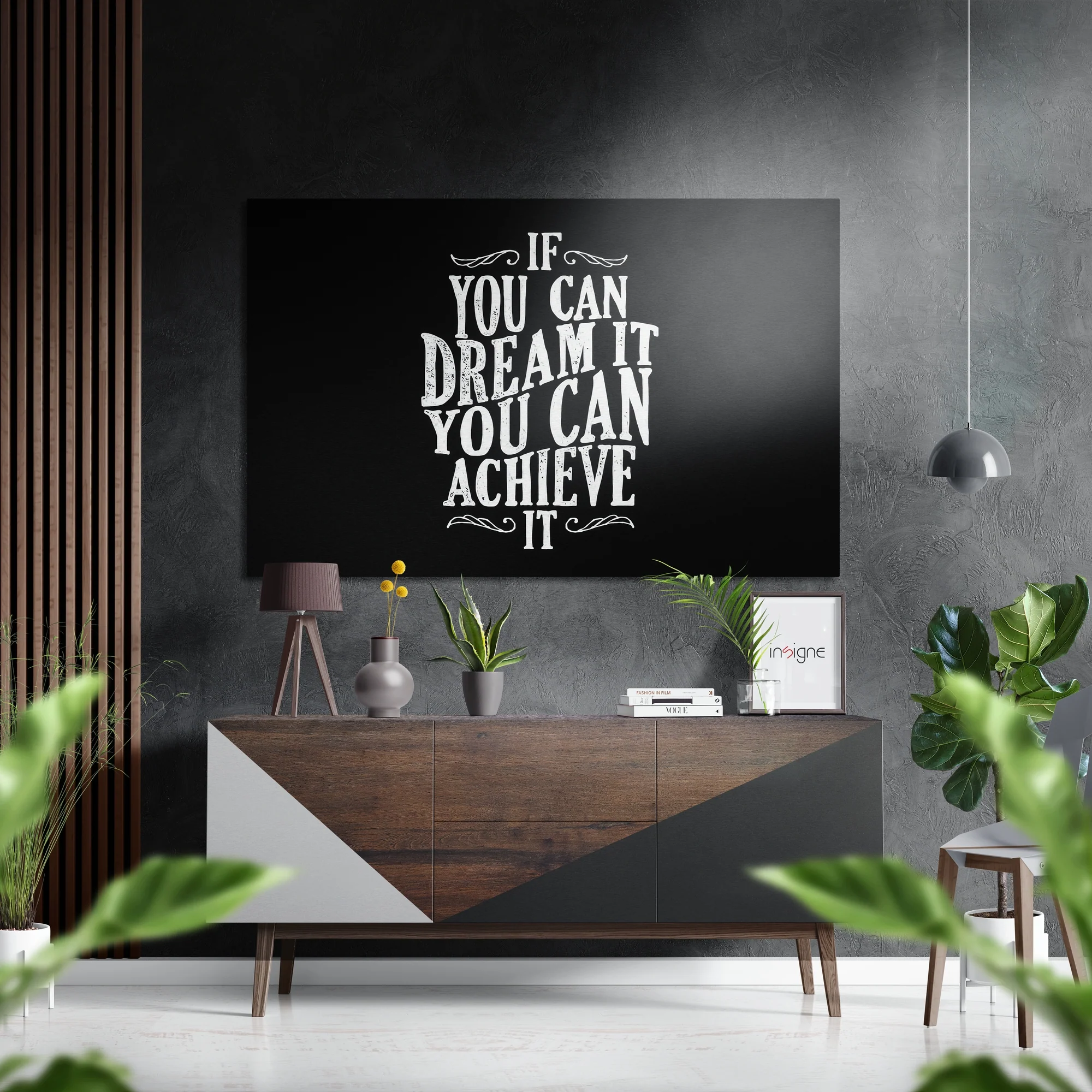 Achievement Brushed Aluminium Dibond Wall Art