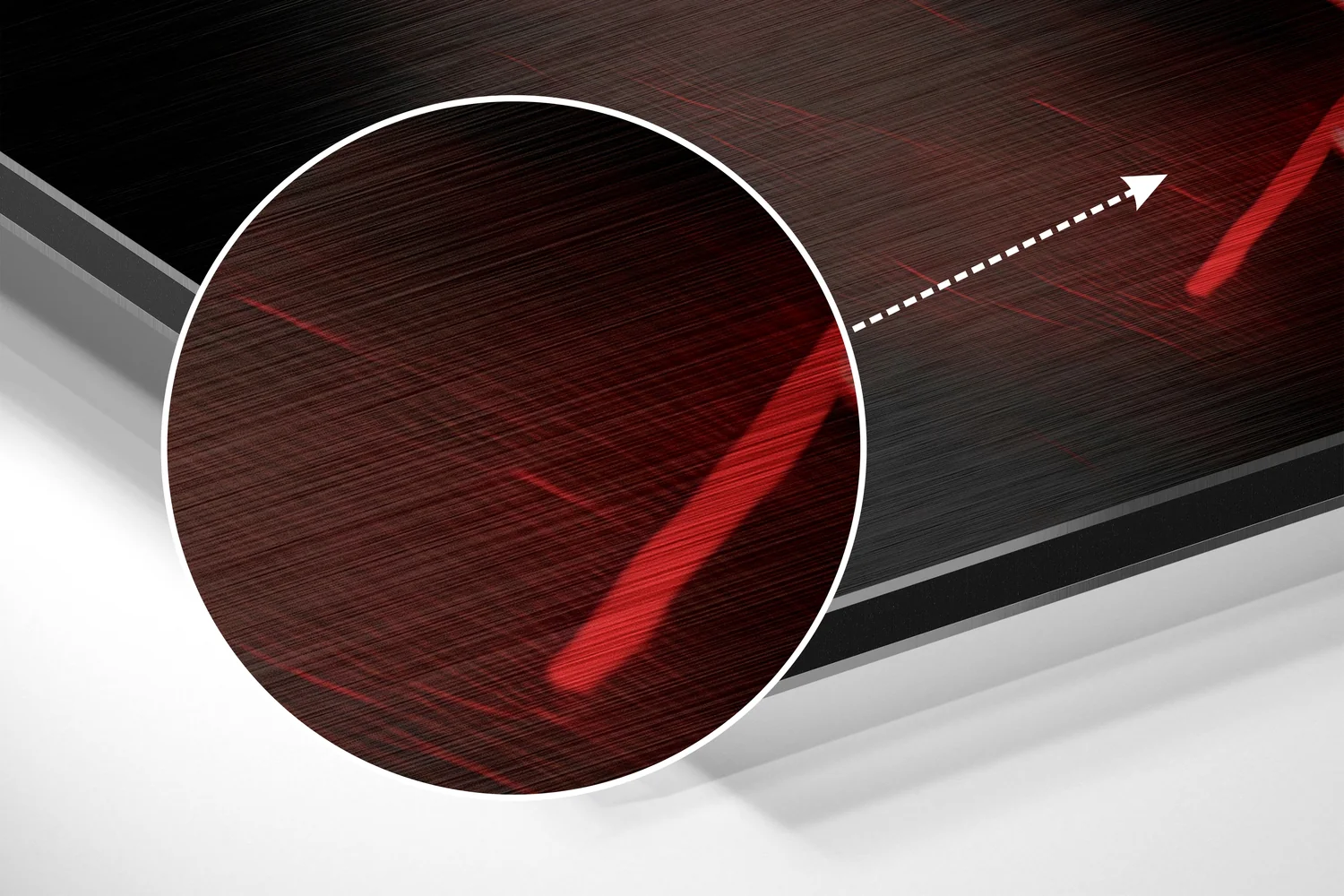 Revenge in His Eyes Brushed Aluminum Dibond Wall Art - Image 3