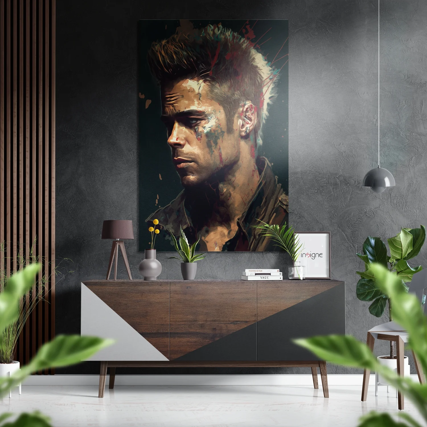 Underground Boxing Brushed Aluminum Dibond Wall Art