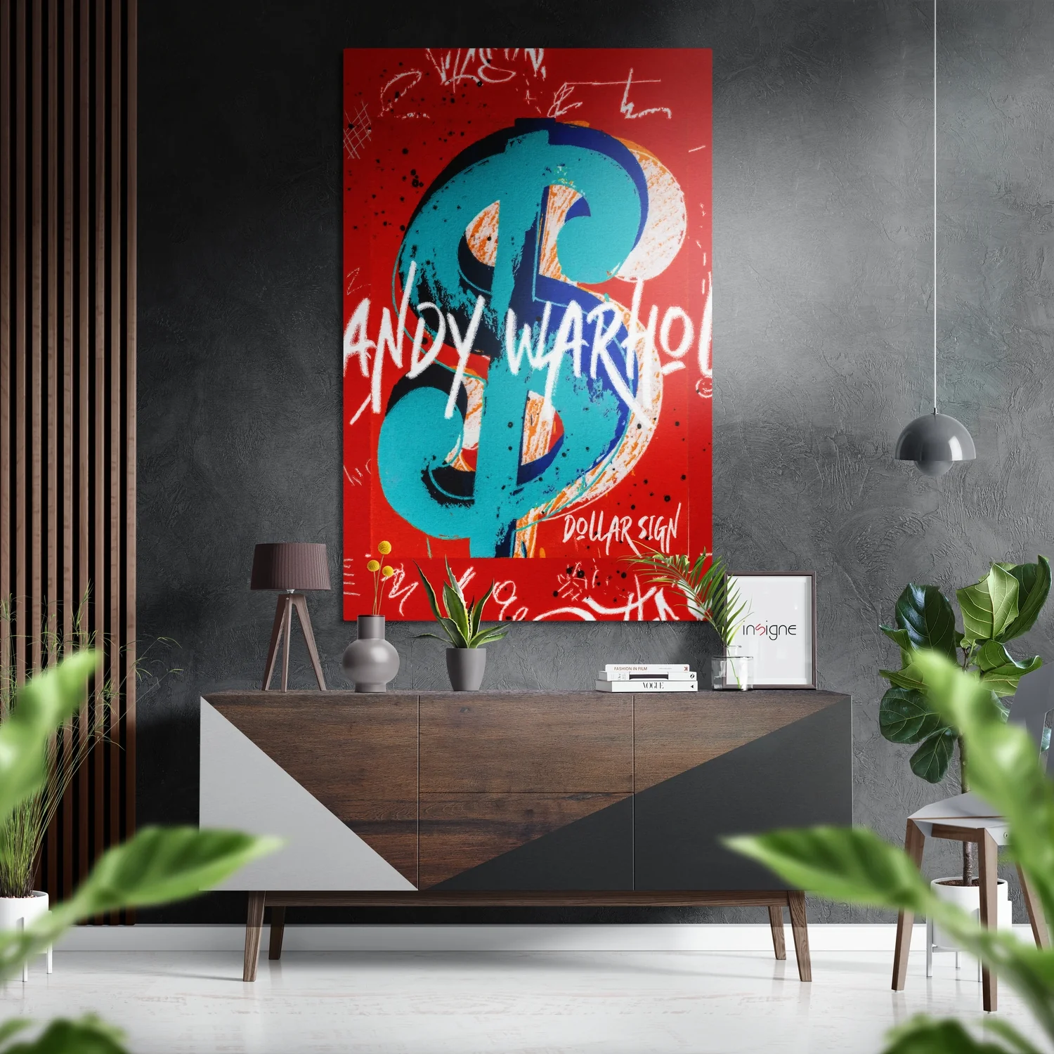 Silkscreen Pop Icon Brushed Aluminum Dibond Wall Art