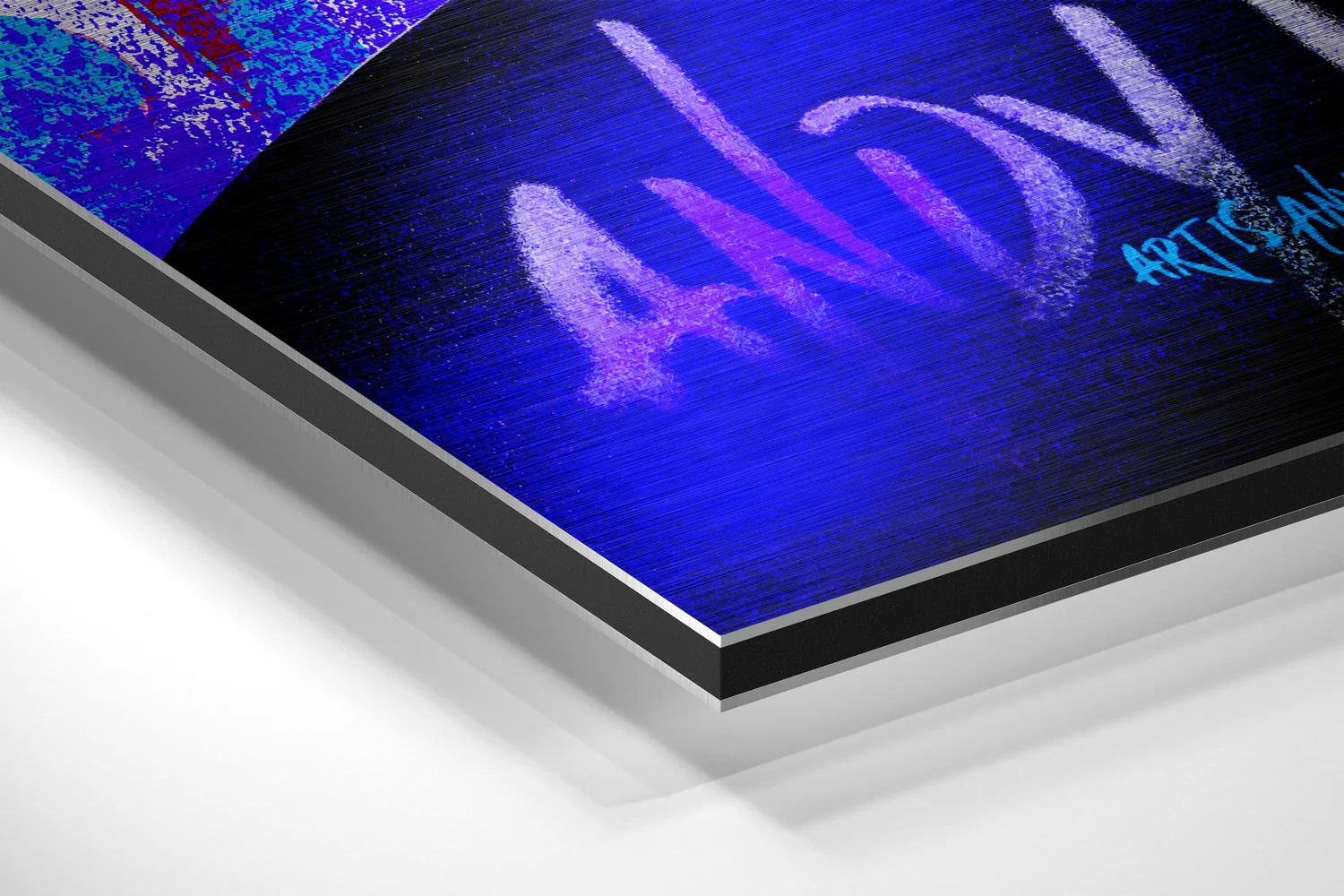 Silkscreen Pop Icon Brushed Aluminum Dibond Wall Art - Image 2