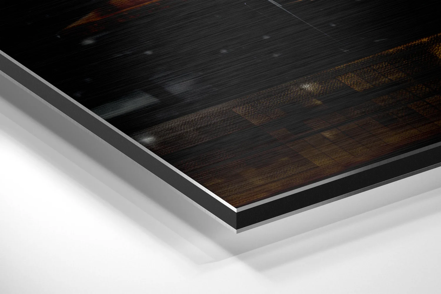 Wild-Haired Physicist Brushed Aluminum Dibond Wall Art - Image 2
