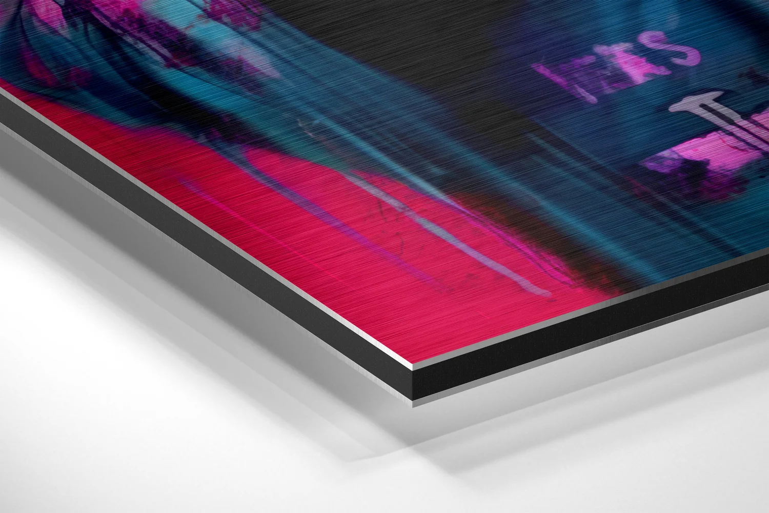 Panda Brushed Aluminum Dibond Wall Art - Image 2