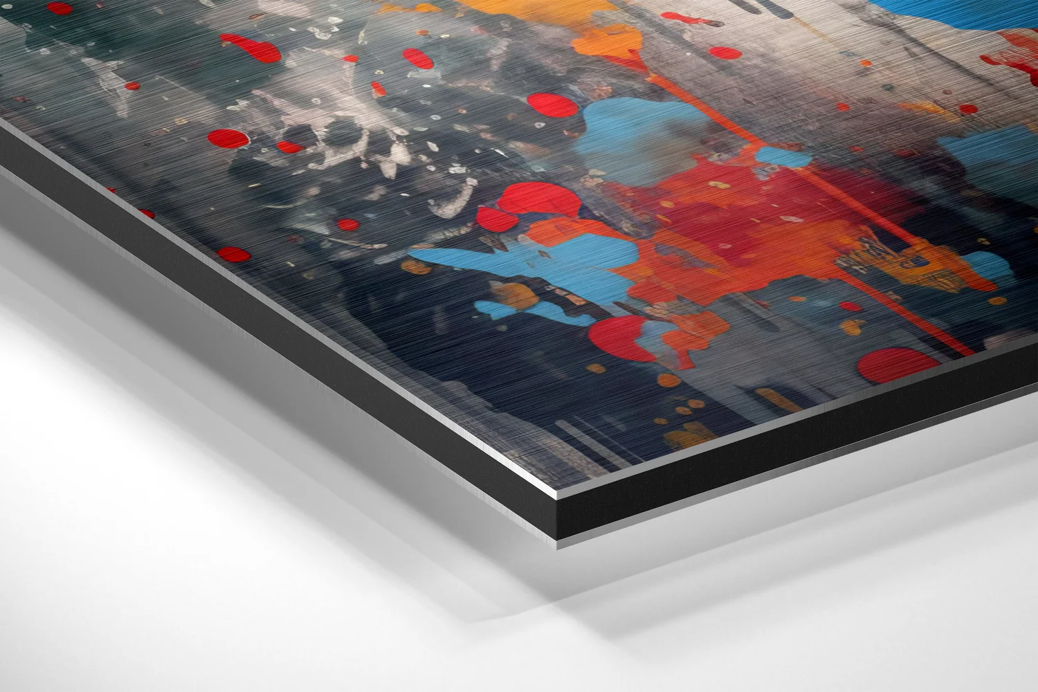 Lips Brushed Aluminum Dibond Wall Art - Image 2