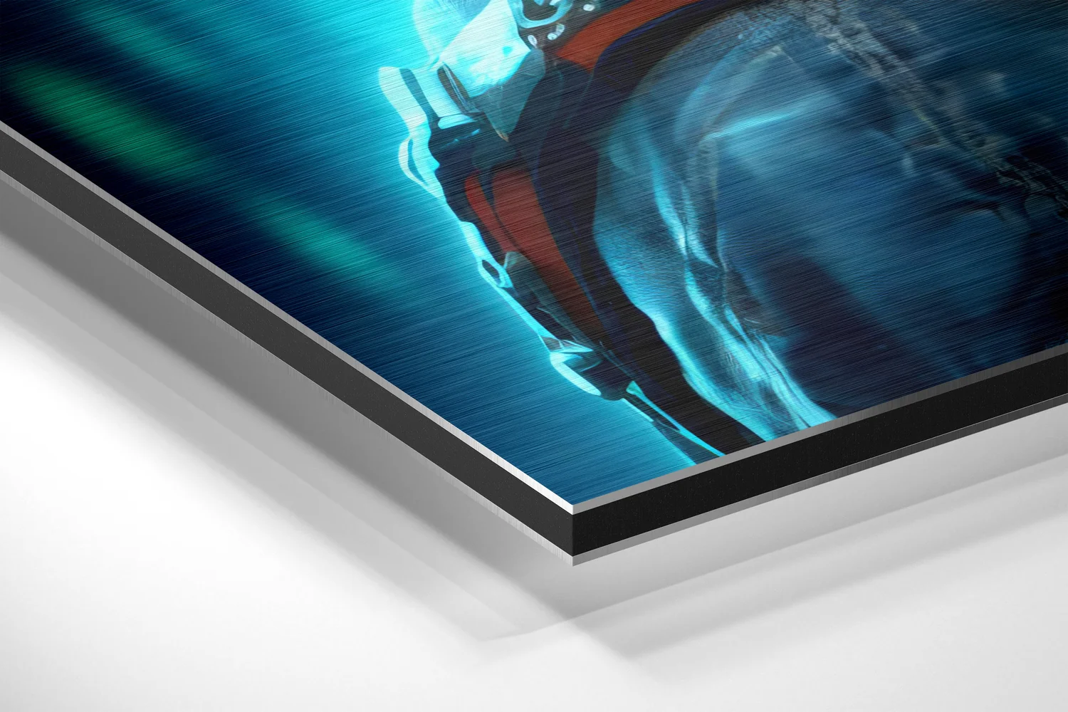 Futuristic Styles Brushed Aluminum Dibond Wall Art - Image 2