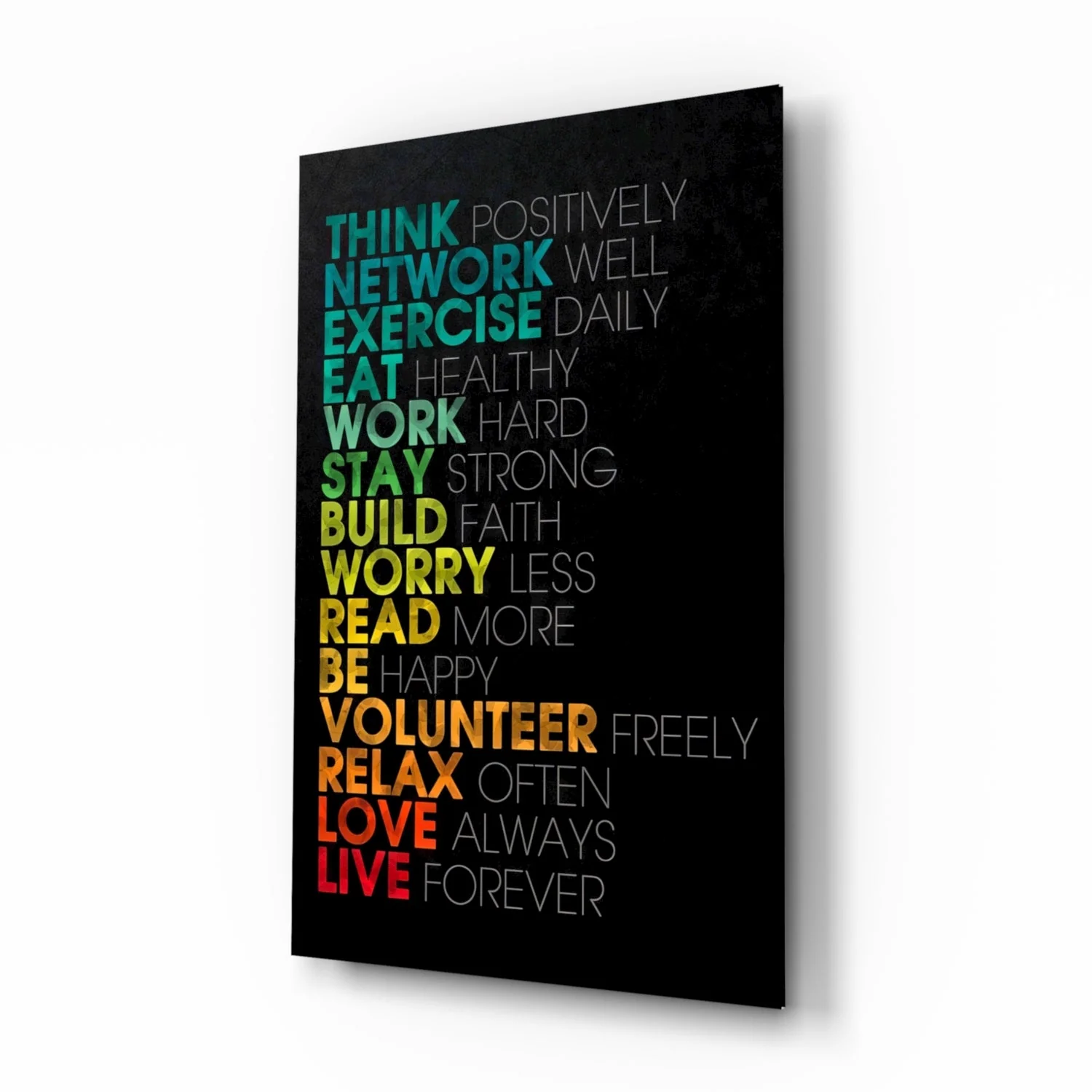 Advices Glass Wall Art - Image 2