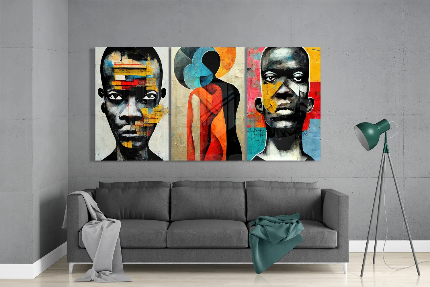 Afriki Glass Wall Art - Image 3