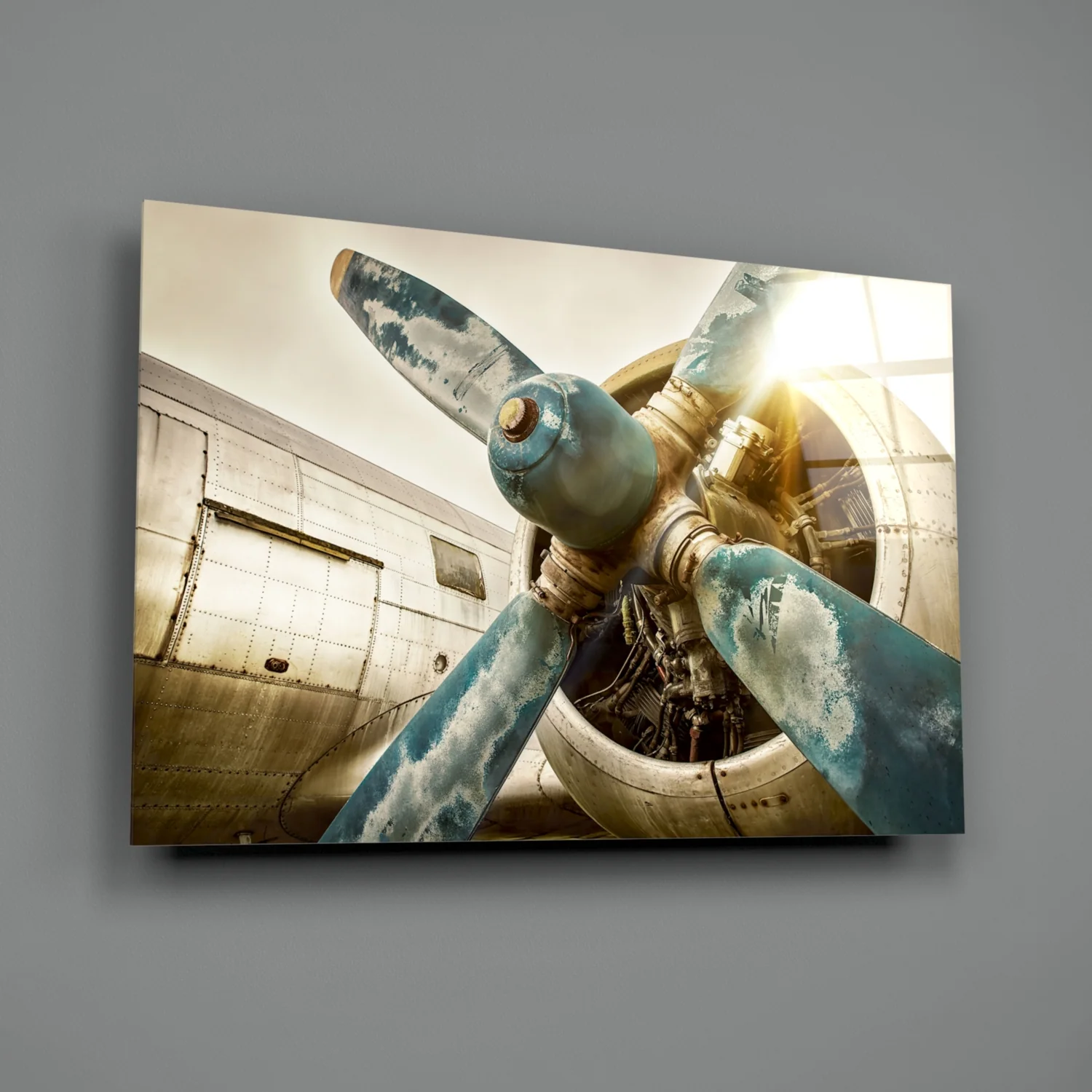 Airplane Glass Wall Art - Image 3