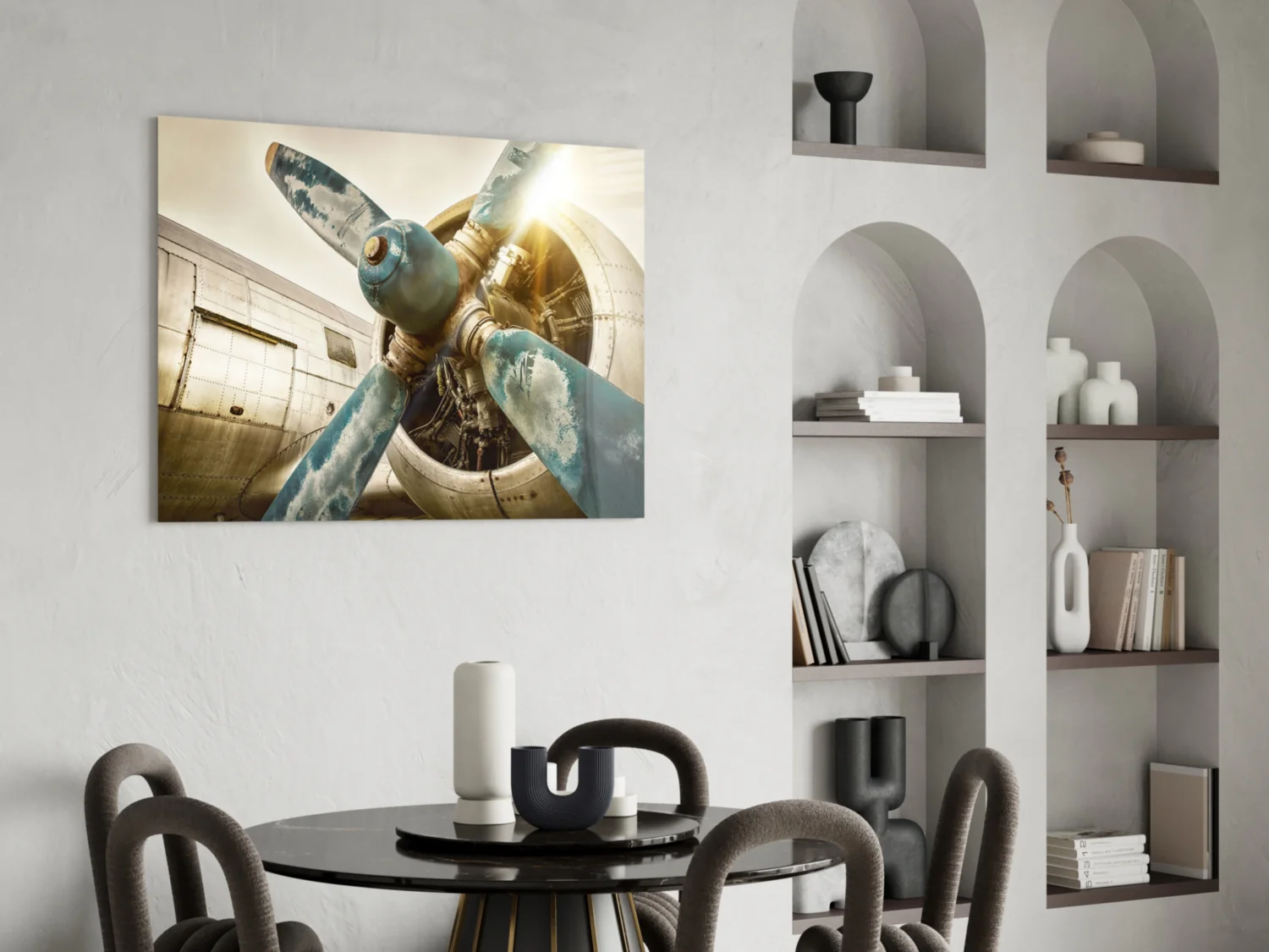 Airplane Glass Wall Art - Image 6