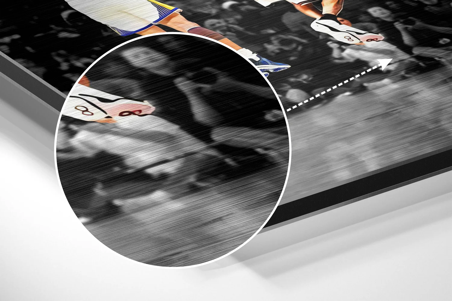 All Star Brushed Aluminium Dibond Wall Art - Image 3