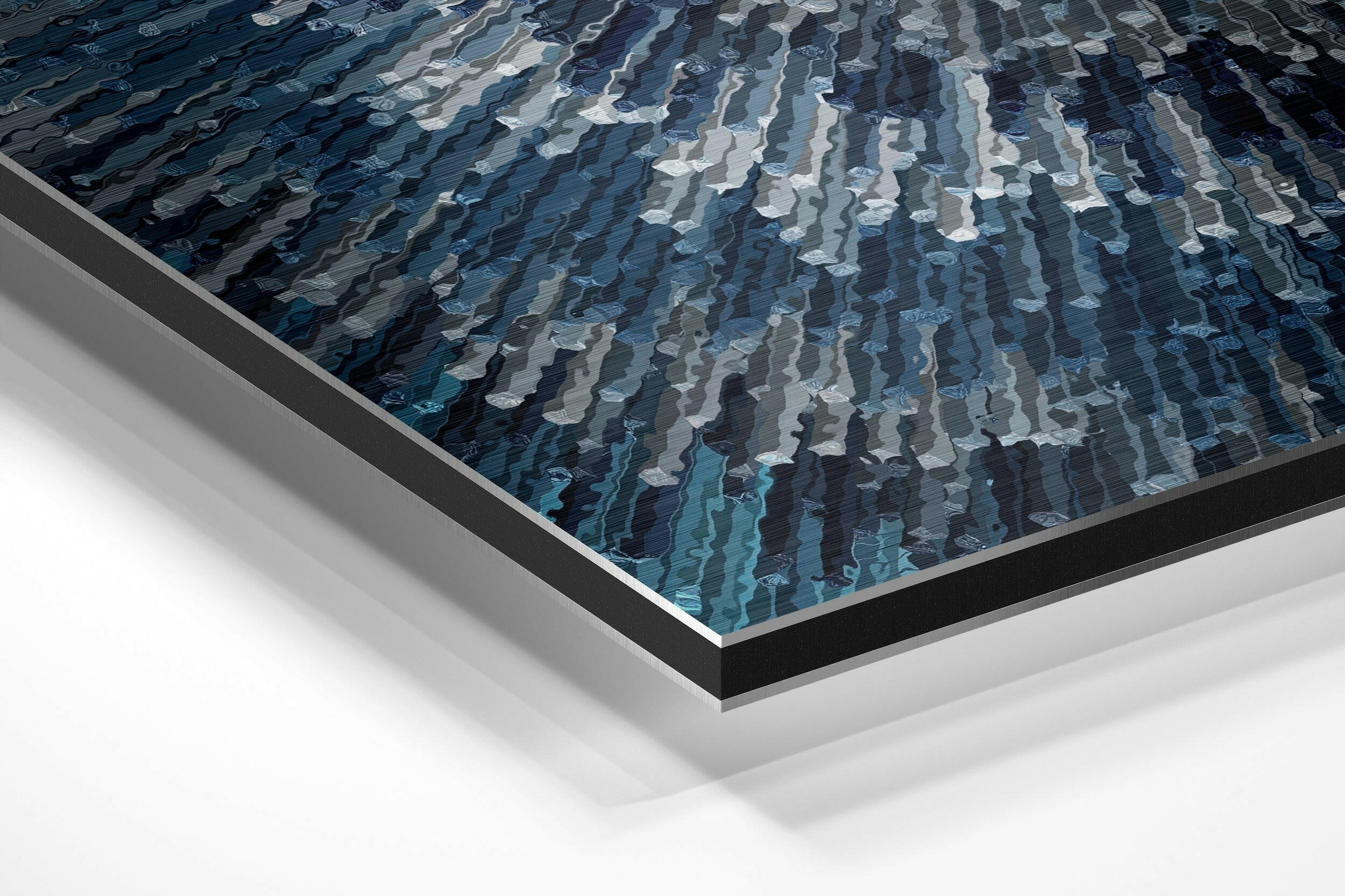 Blue Brushed Aluminium Dibond Wall Art - Image 2