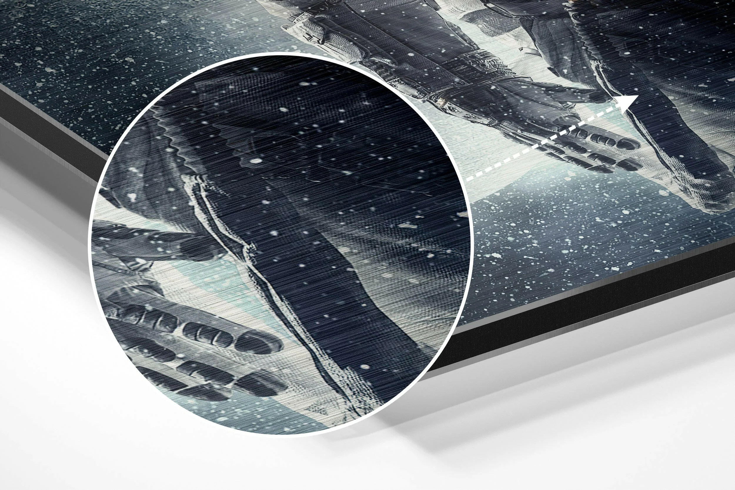 Space Traveller Brushed Aluminium Dibond Wall Art - Image 3