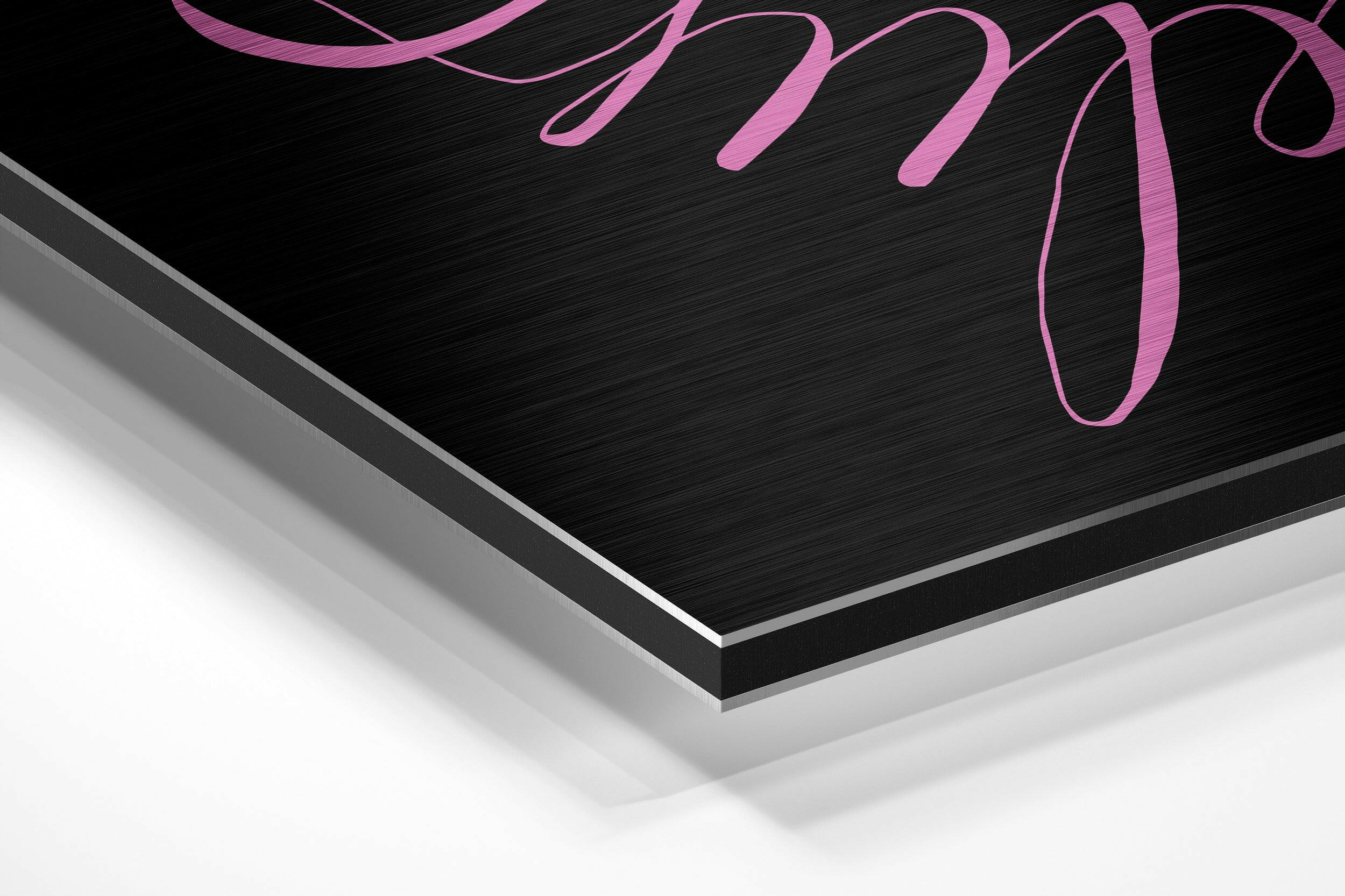 Believe in Impossible Brushed Aluminium Dibond Wall Art - Image 2
