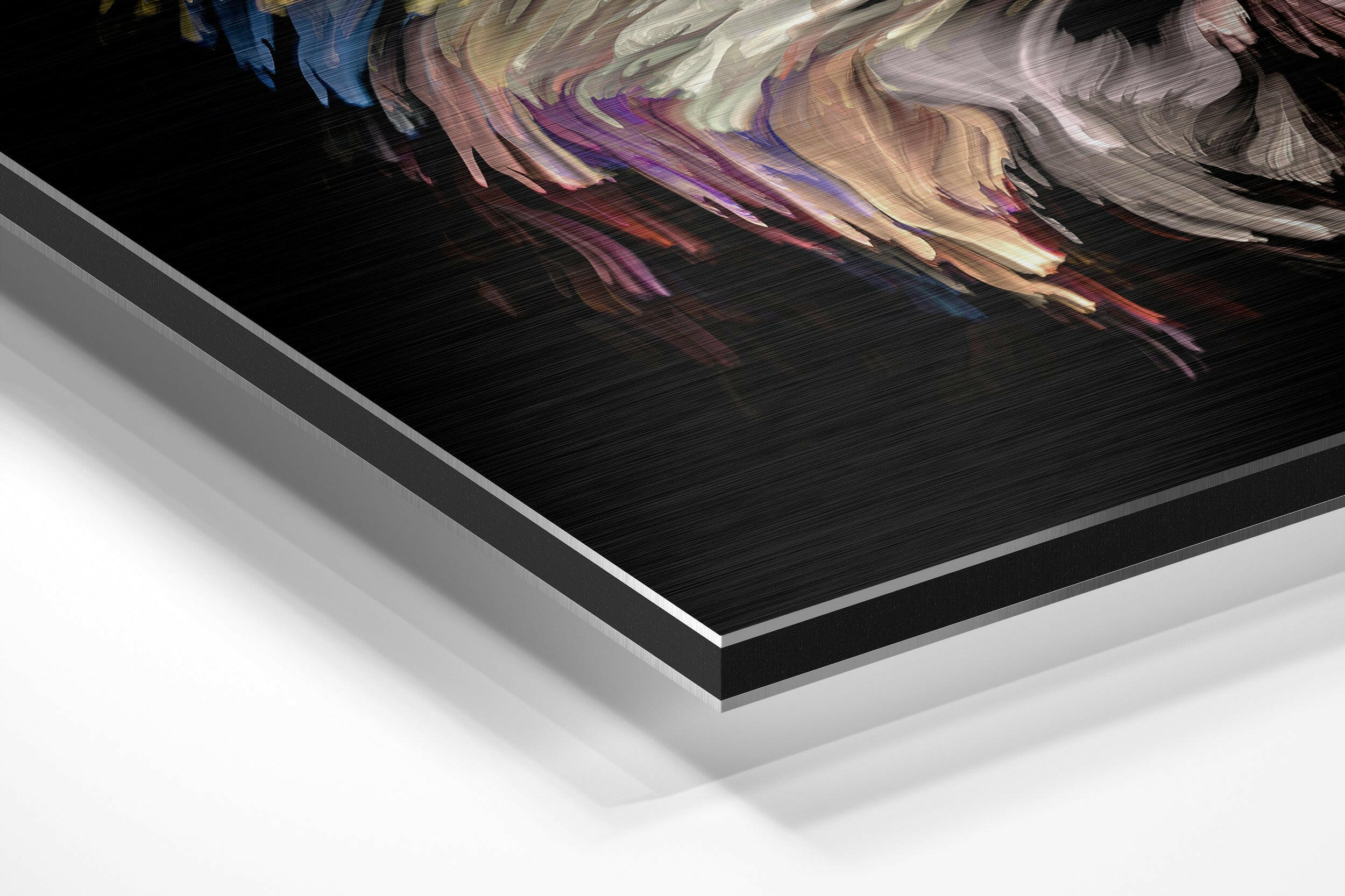 Lion Brushed Aluminium Dibond Wall Art - Image 2