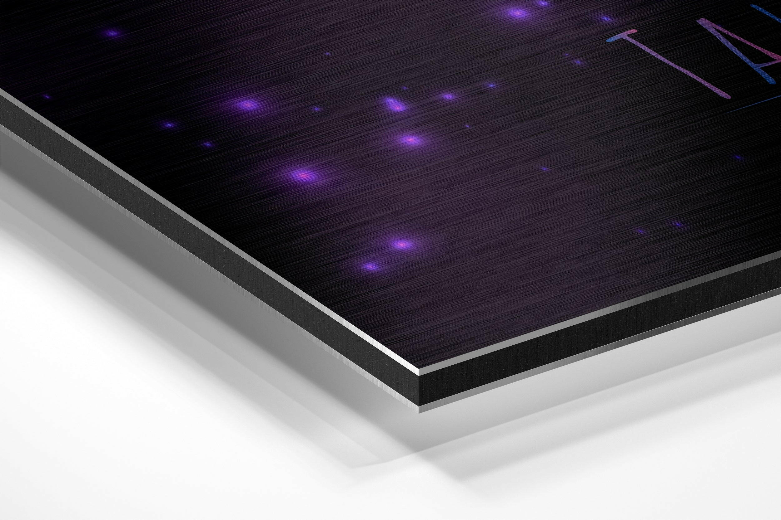 Taurus Brushed Aluminium Dibond Wall Art - Image 2