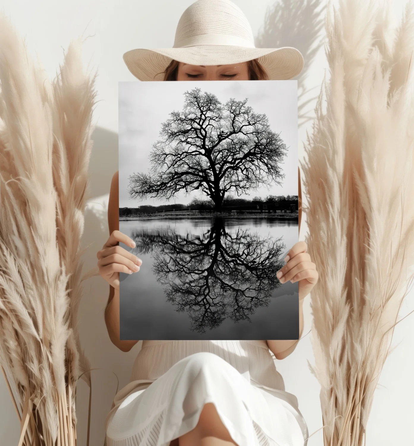 Alone Tree Aluminum Print - Image 4