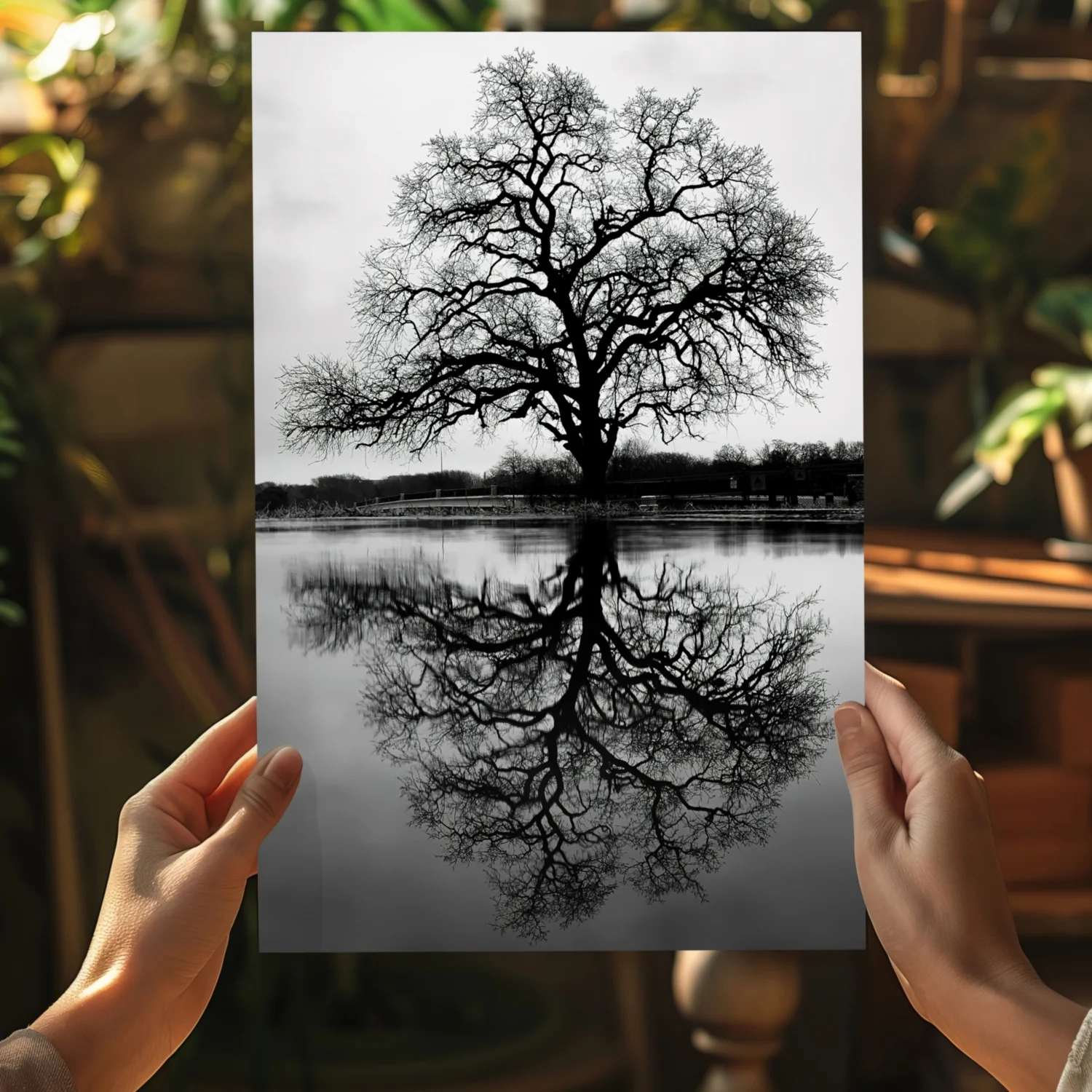 Alone Tree Aluminum Print - Image 5