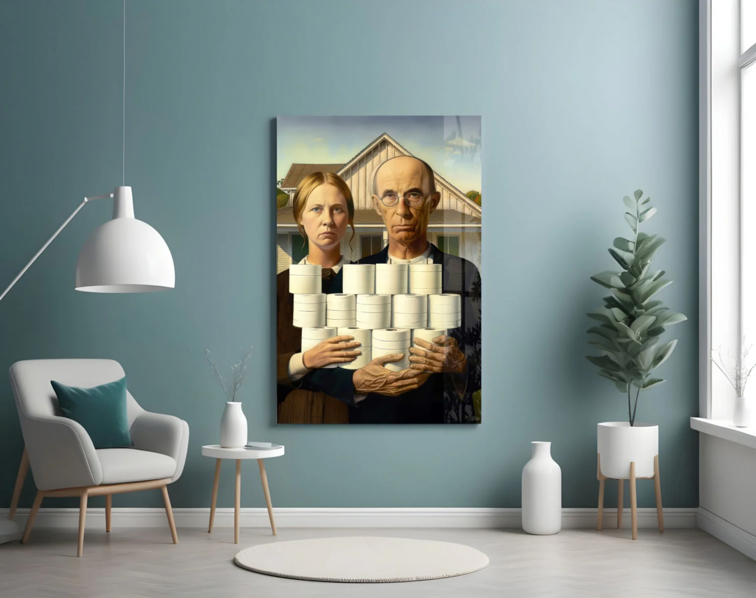 American Nightmare Glass Wall Art || Designer Collection - Image 4