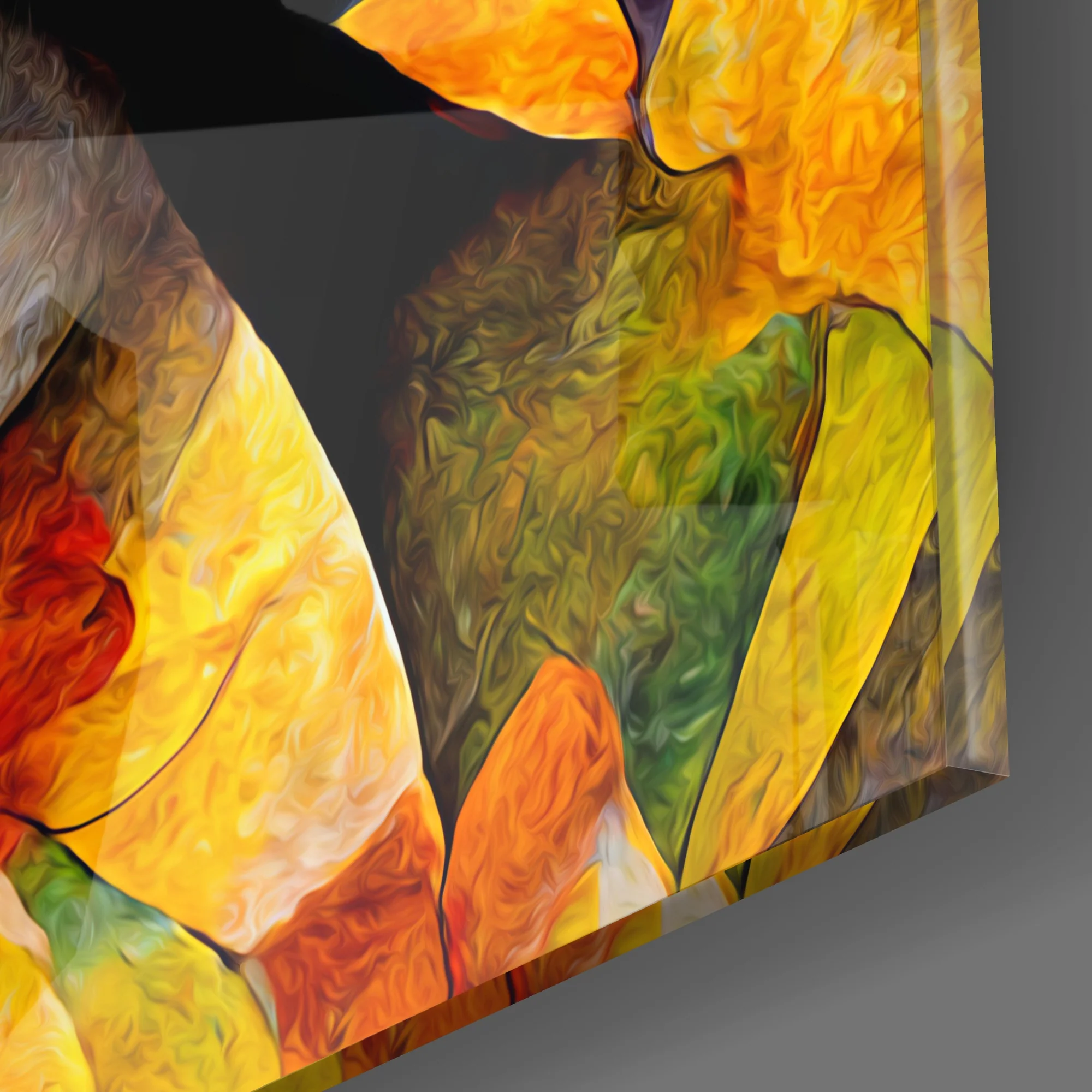 Amigucat Glass Wall Art || Designers Collection - Image 3
