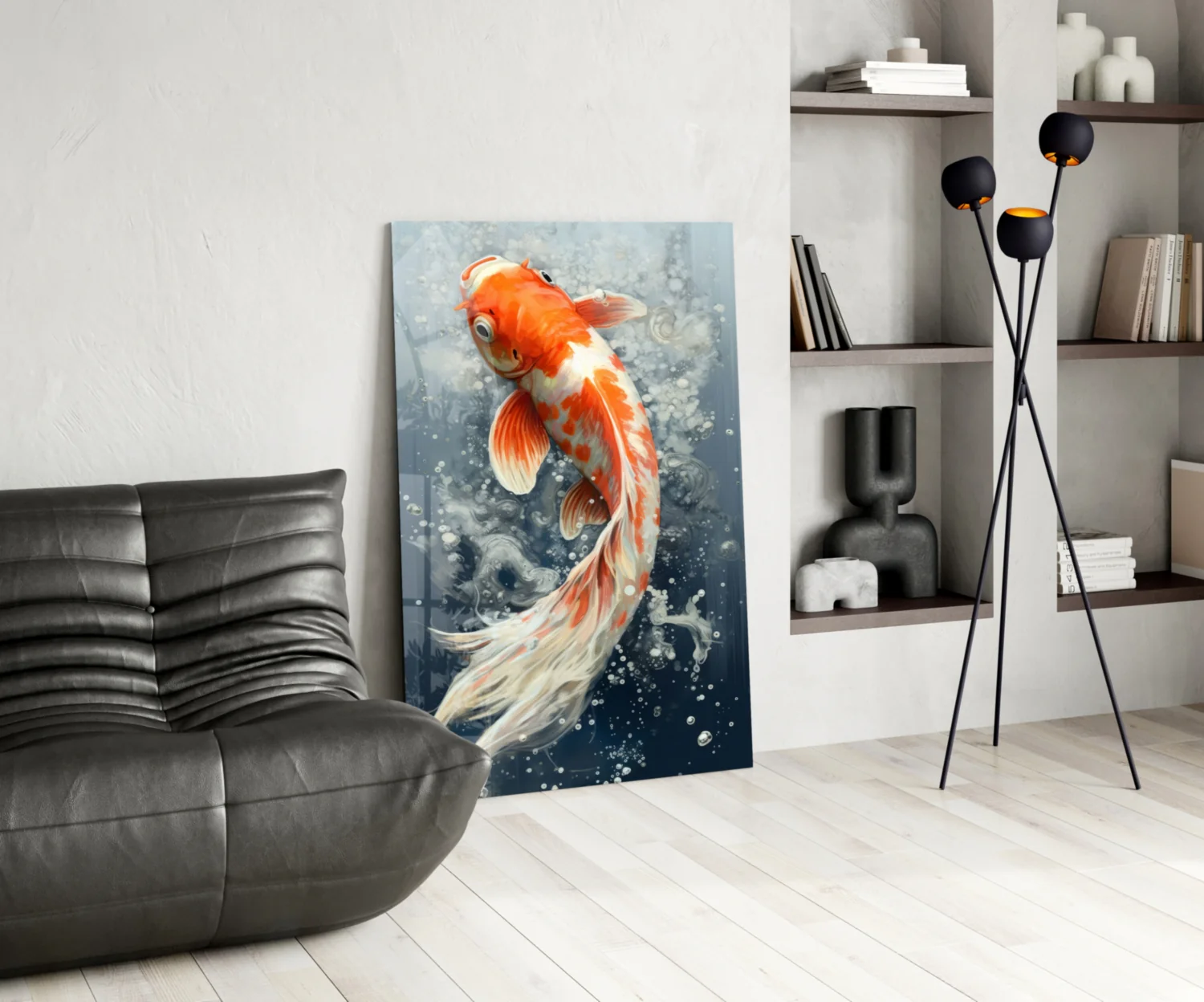 Angelfish Glass Wall Art|| Designer's Collection - Image 6