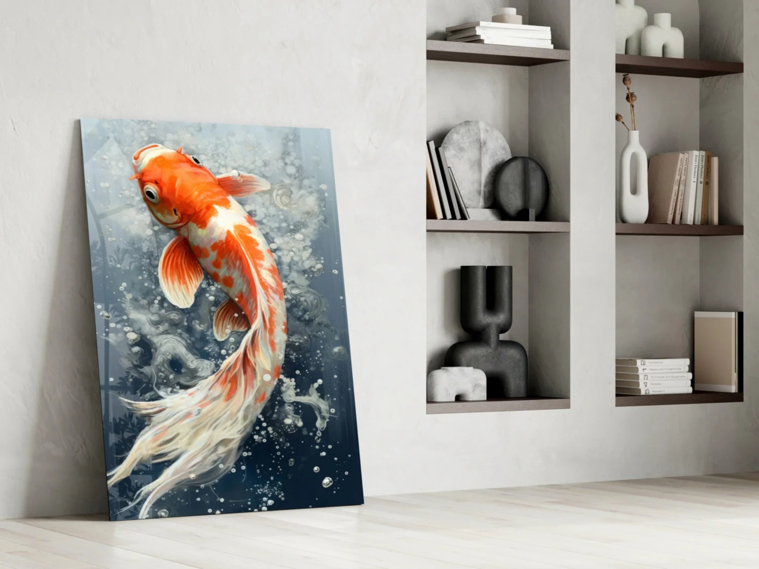 Angelfish Glass Wall Art|| Designer's Collection - Image 7
