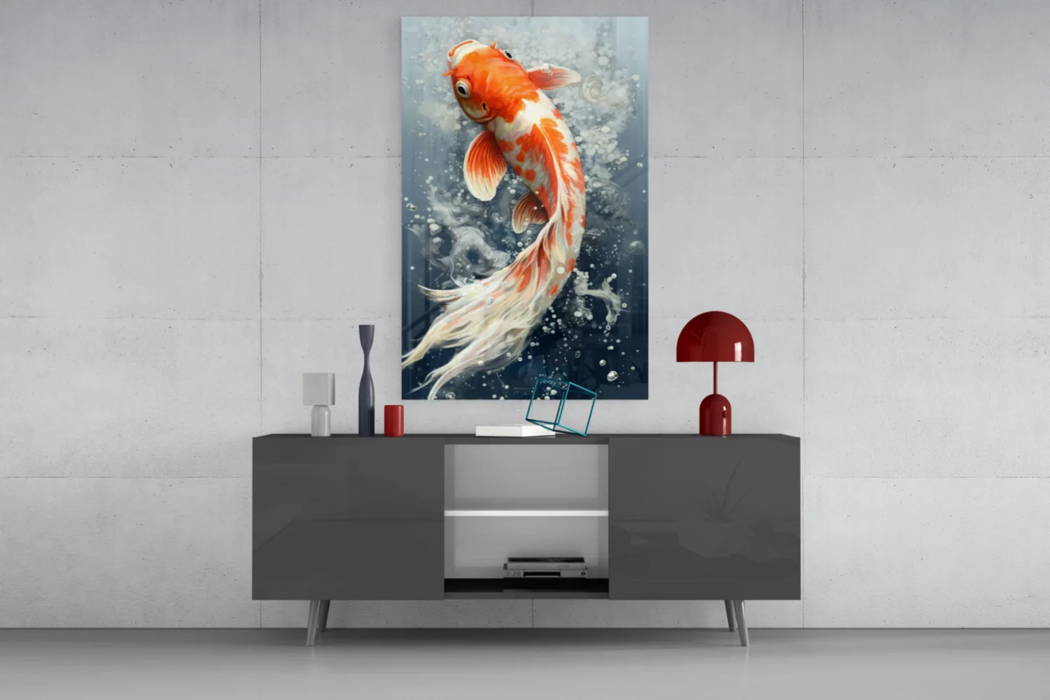 Angelfish Glass Wall Art|| Designer's Collection - Image 9