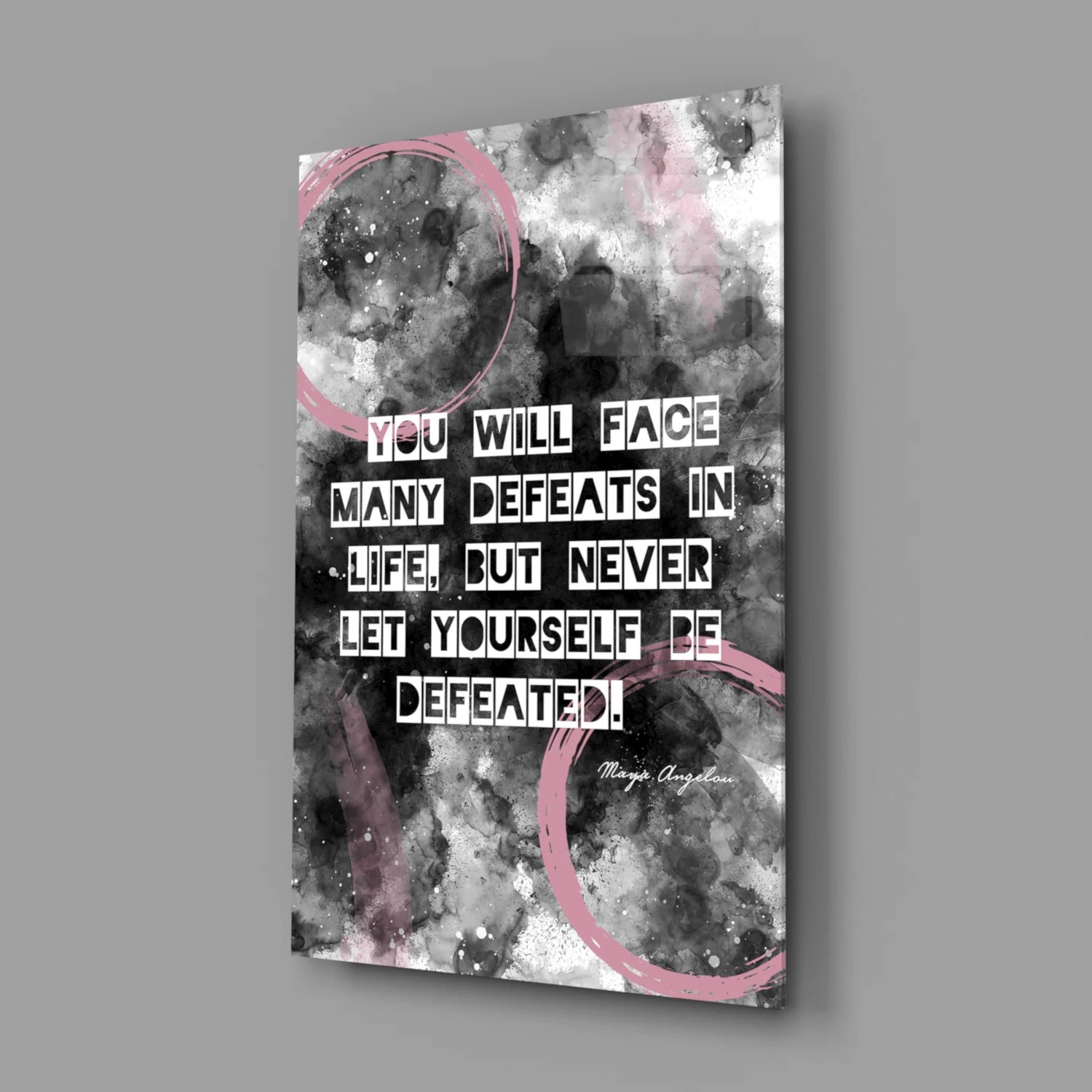 Words of Wisdom Glass Wall Art - Image 2
