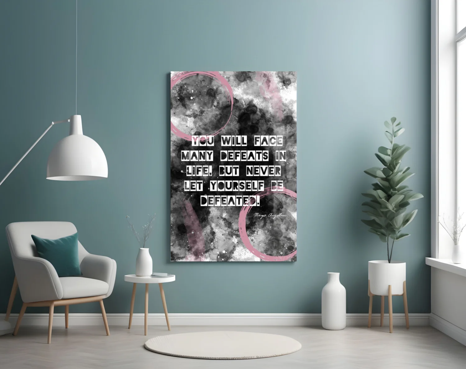 Words of Wisdom Glass Wall Art - Image 4