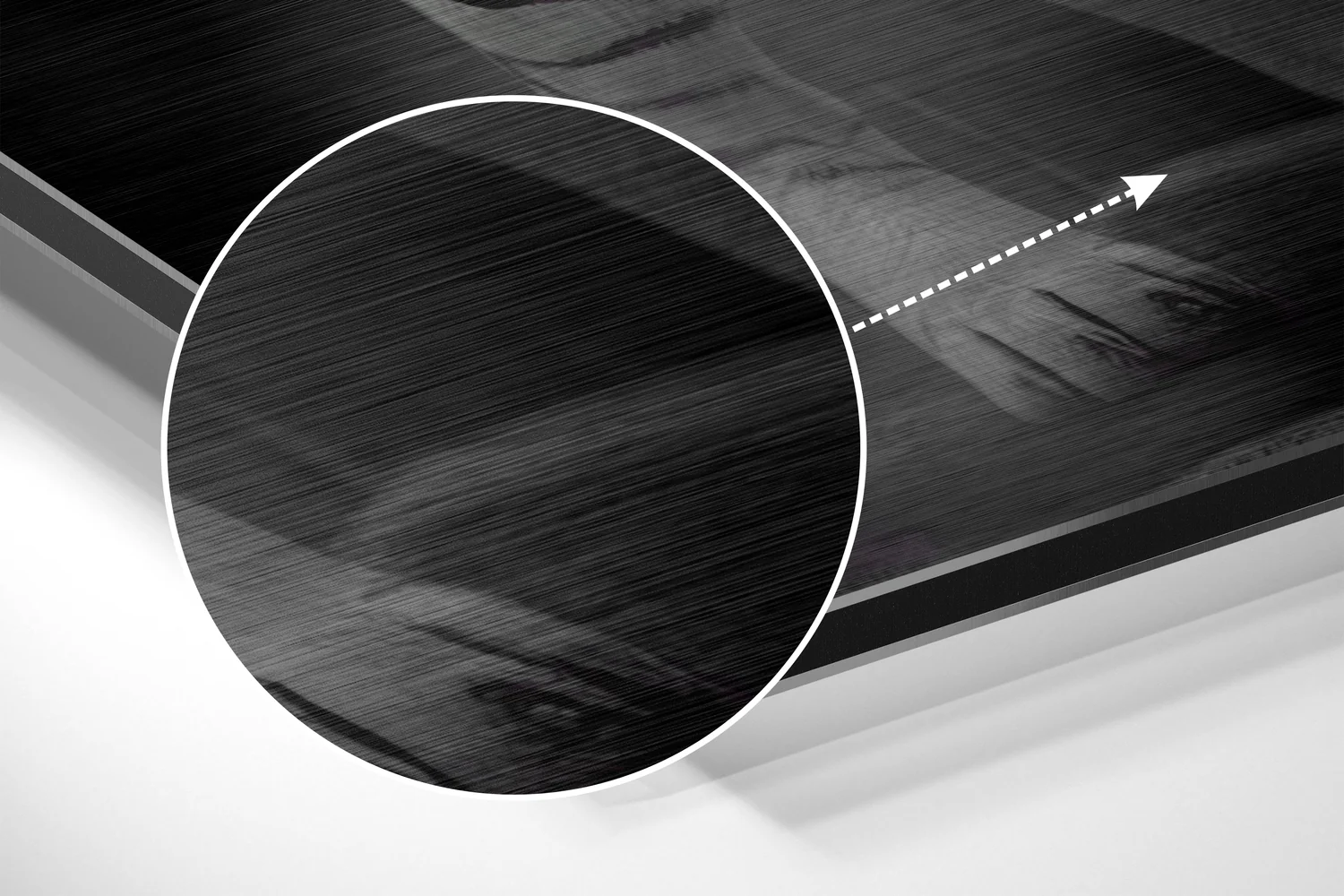 Anger of Tiger Brushed Aluminum Dibond Wall Art - Image 3