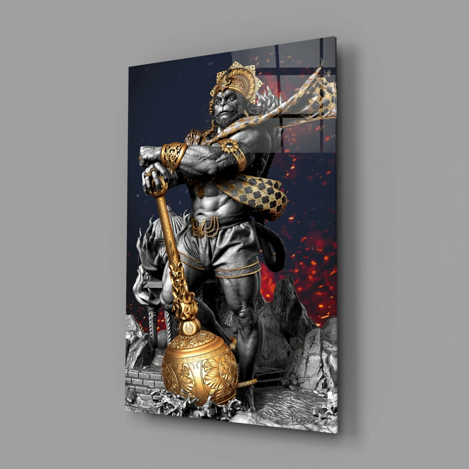 Ape King Glass Wall Art - Image 2