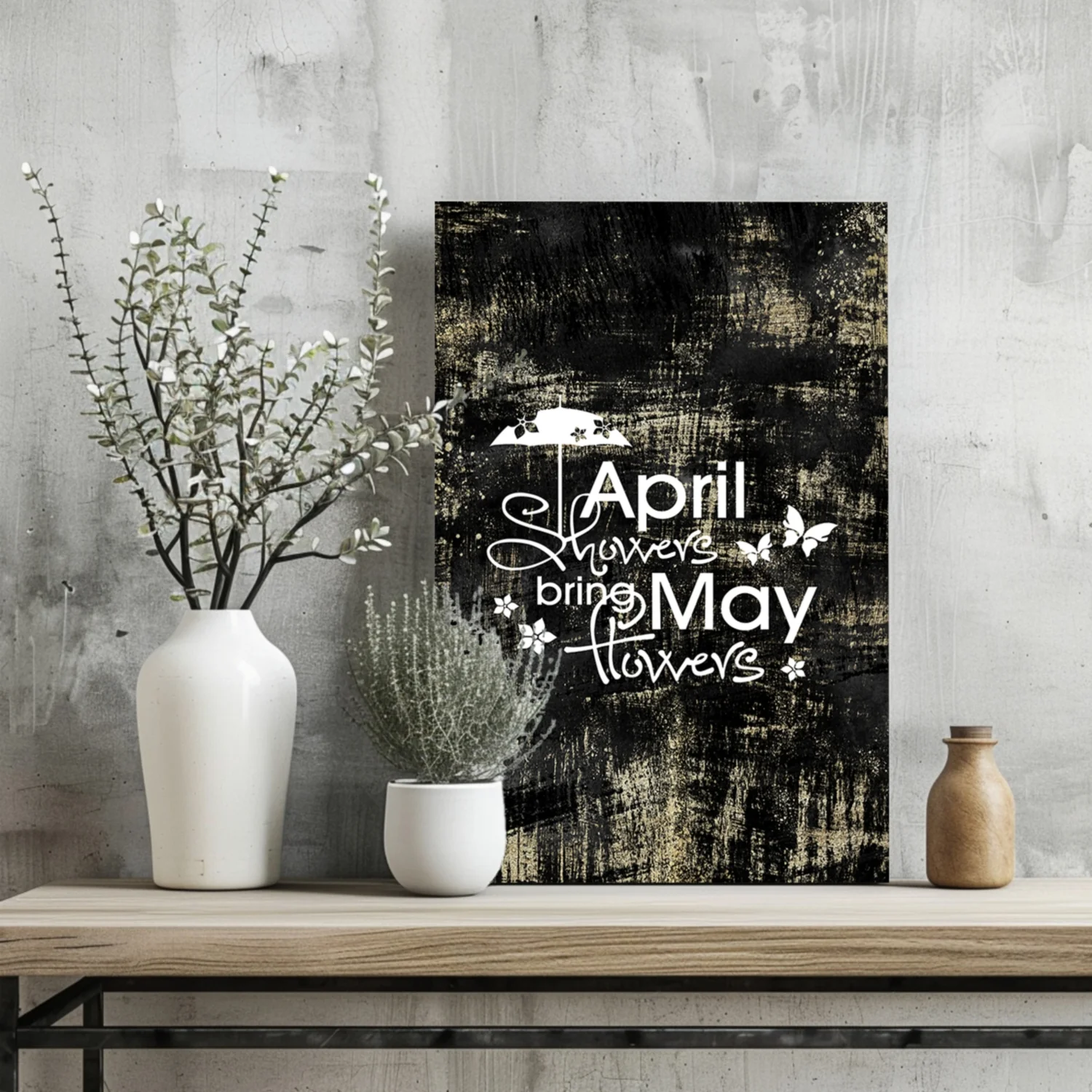 April Showers Aluminum Print - Image 2