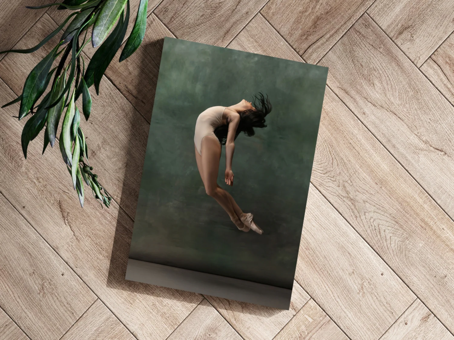 Arched Leap Ballet Dancer Aluminum Print - Image 3